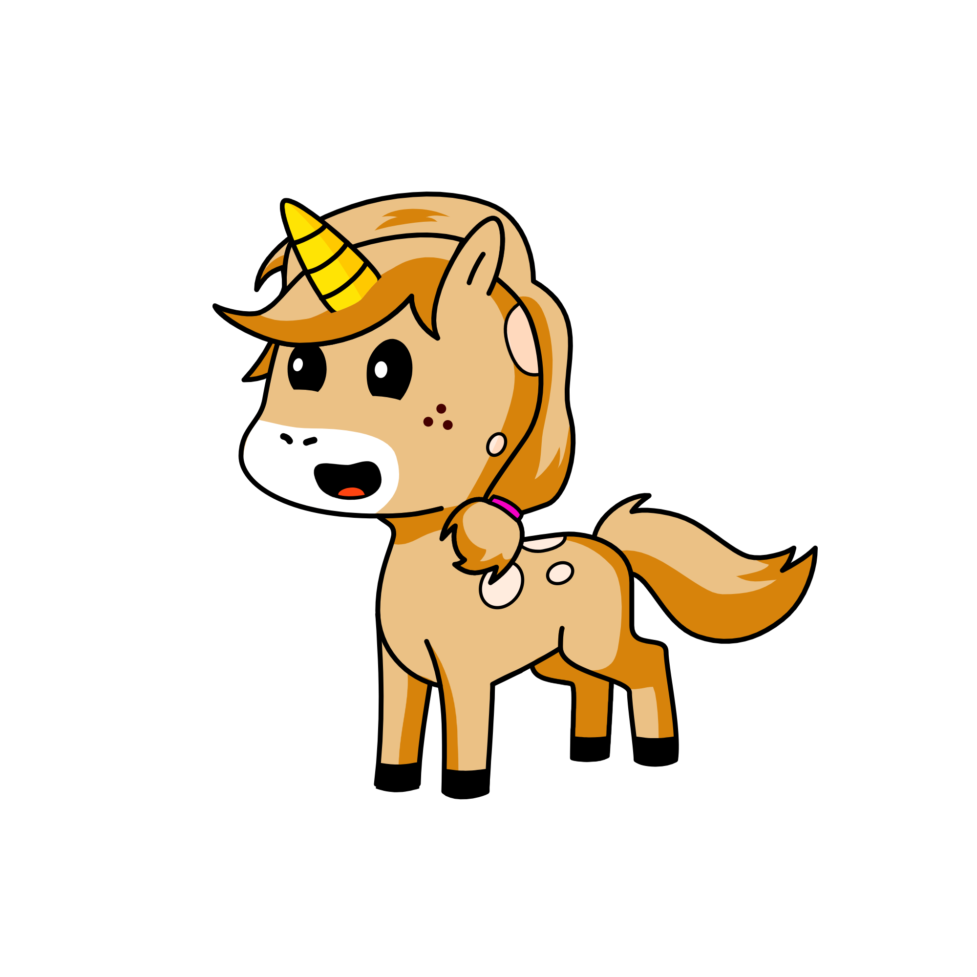 Fawn, the unicorn