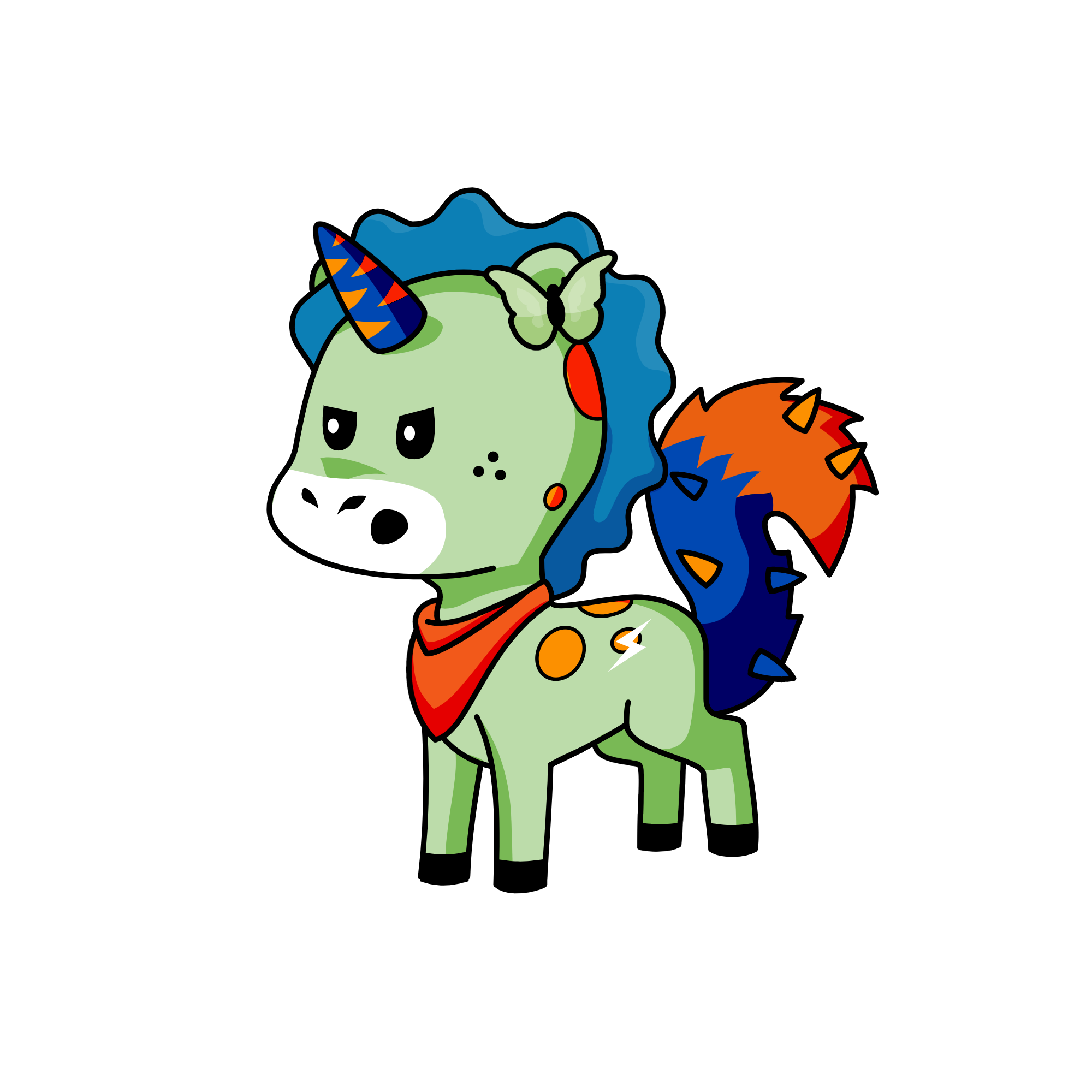 Hard Rock!, the unicorn
