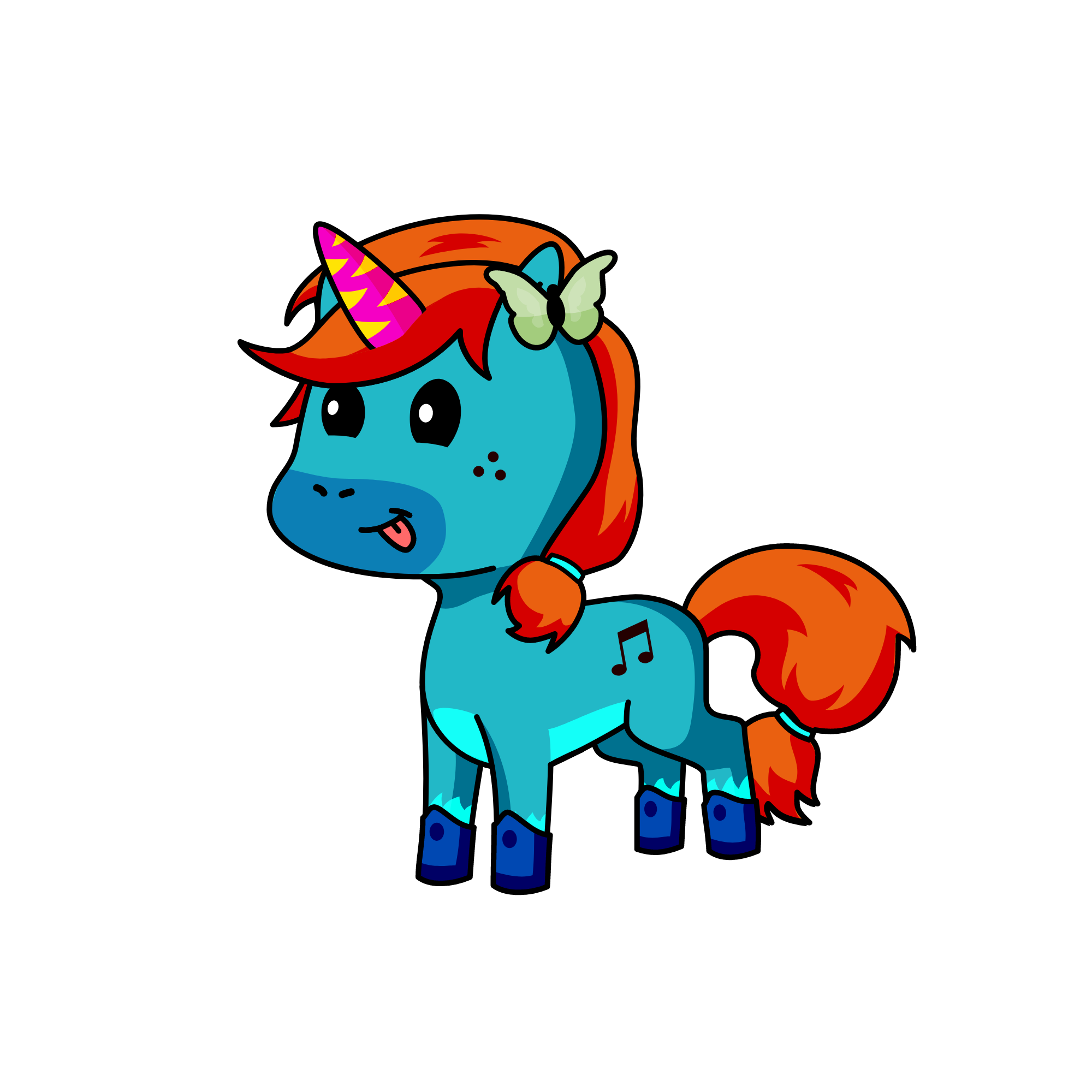 RICKYLA, the unicorn