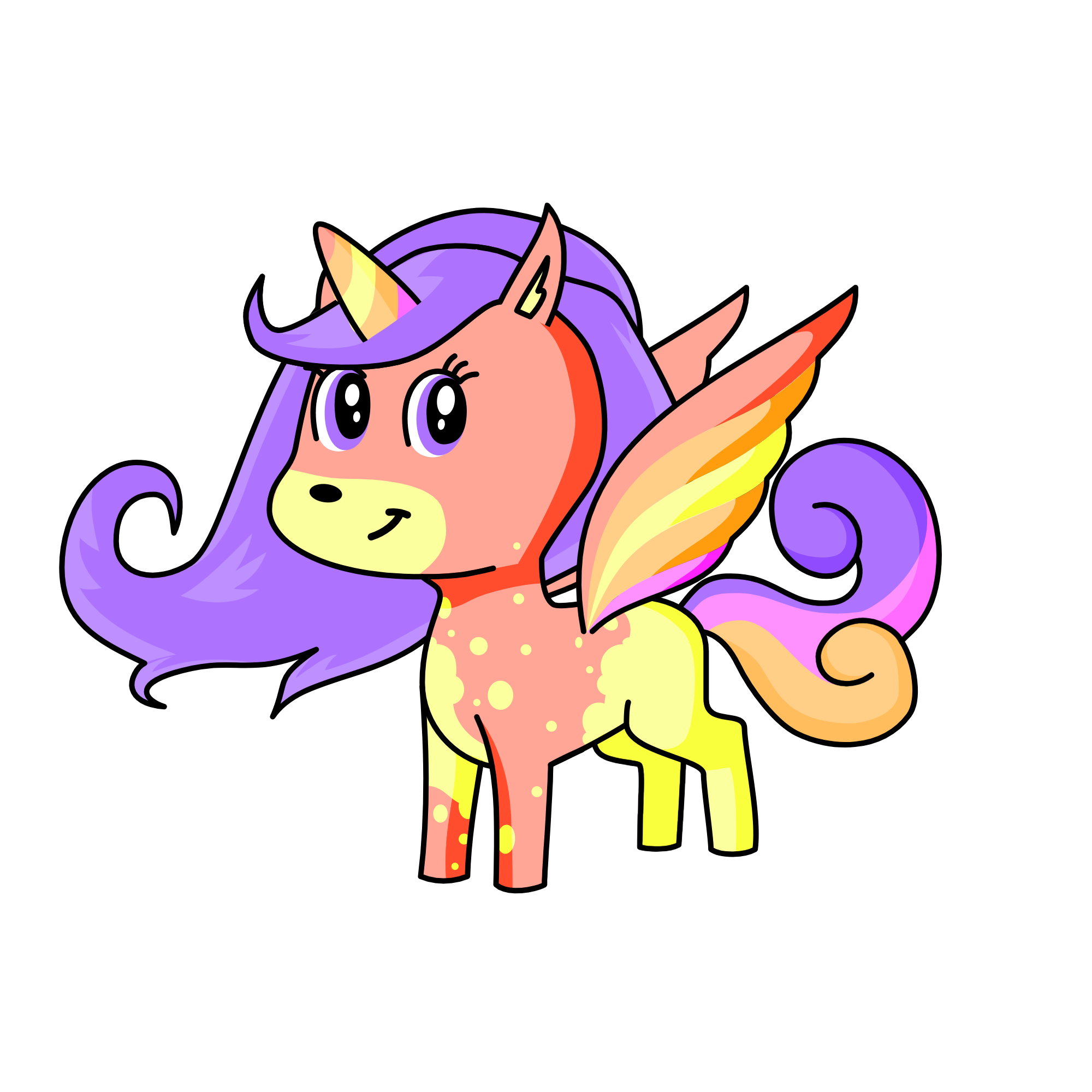 โฅโค๐งก๐๐๐๐โฅ, the unicorn