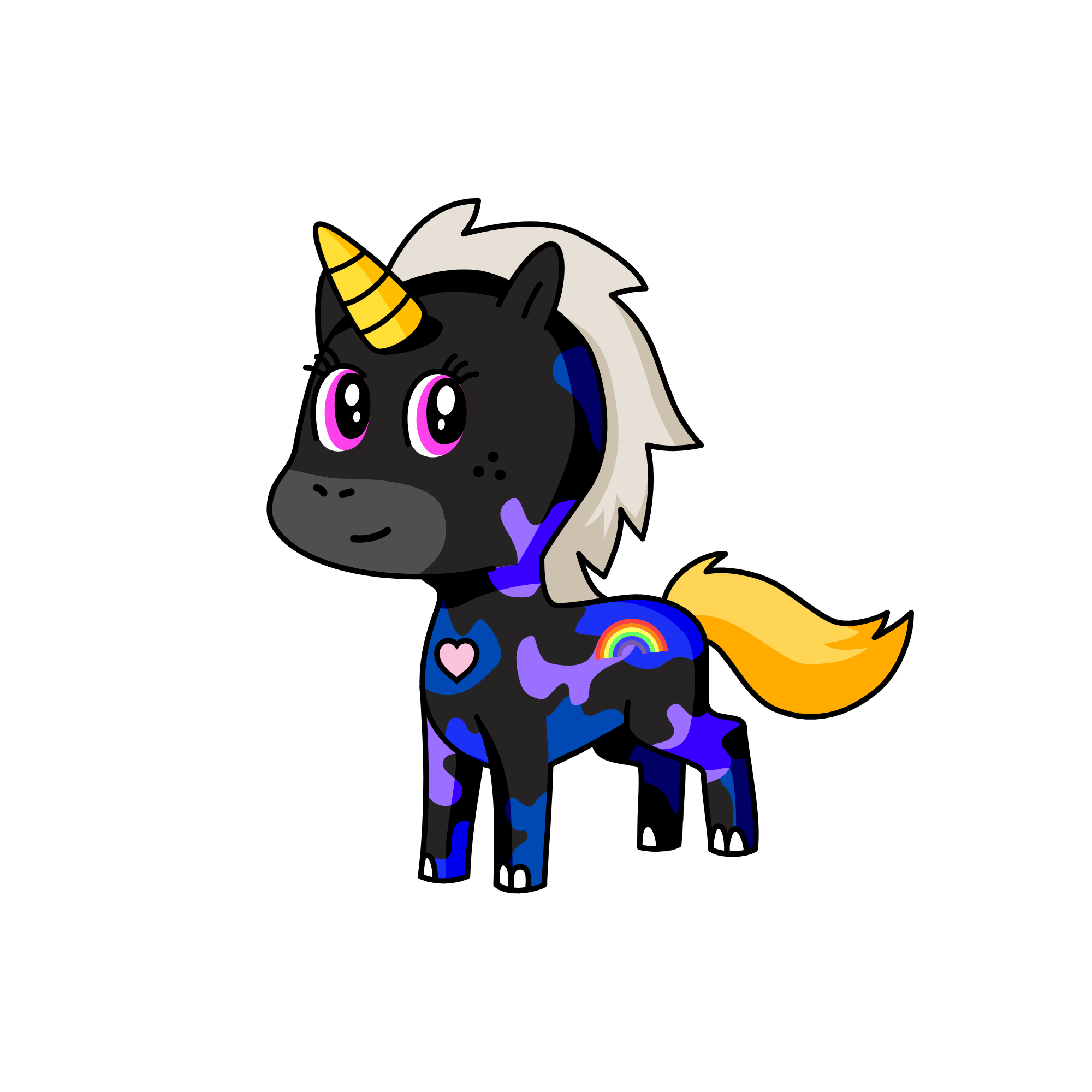 rainbow, the unicorn
