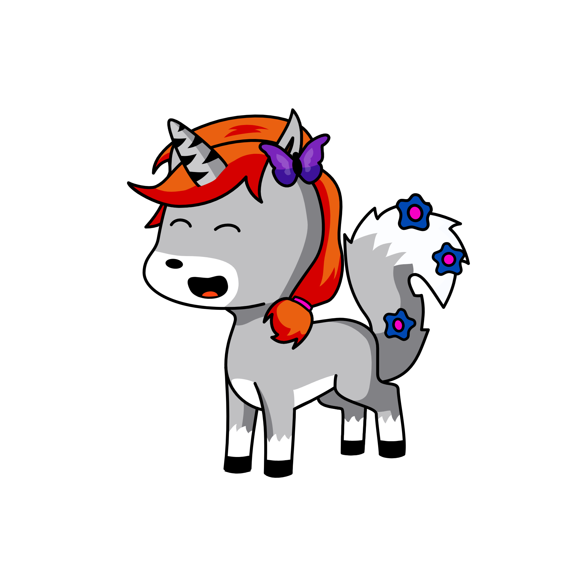 Wolf, the unicorn