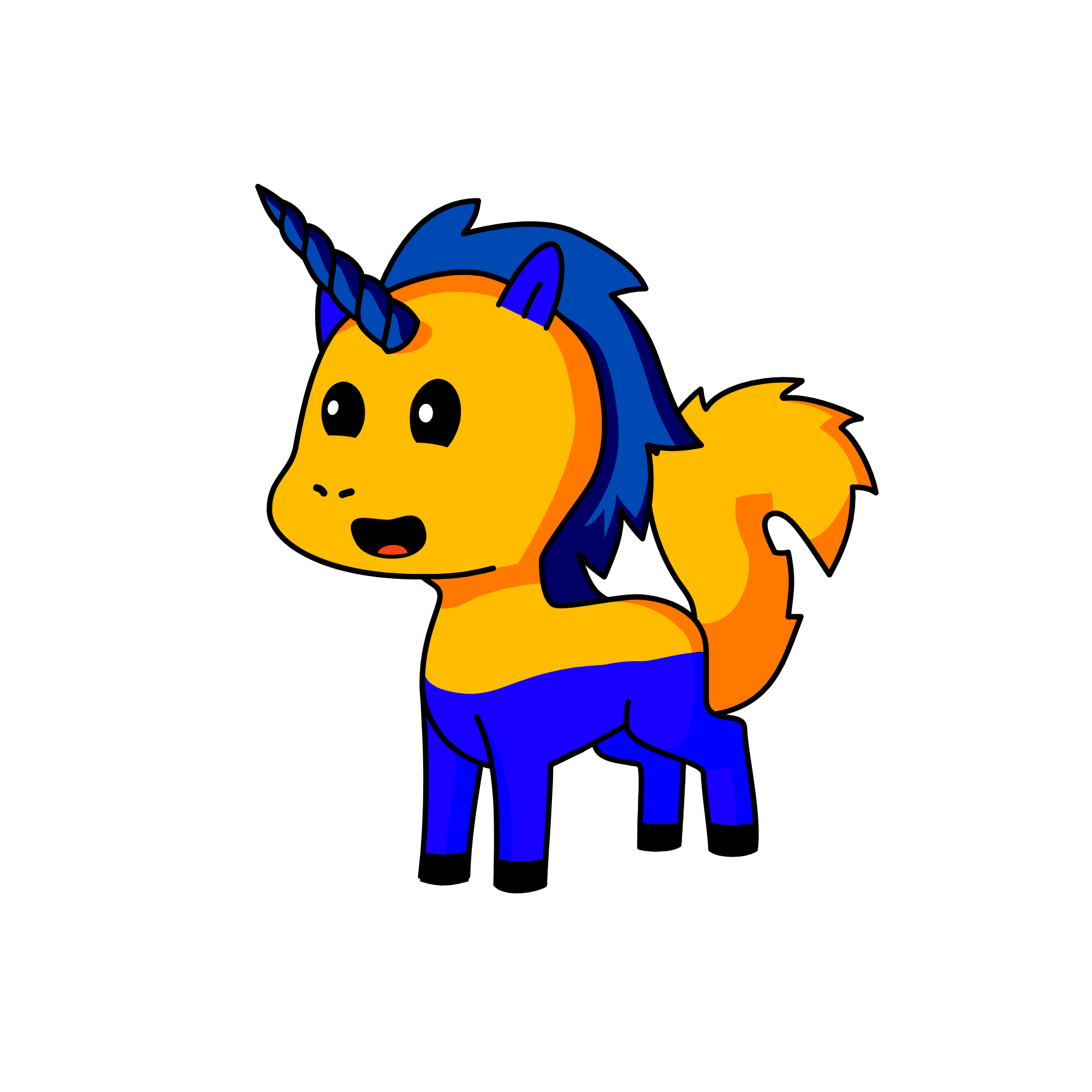 Dog Man, the unicorn