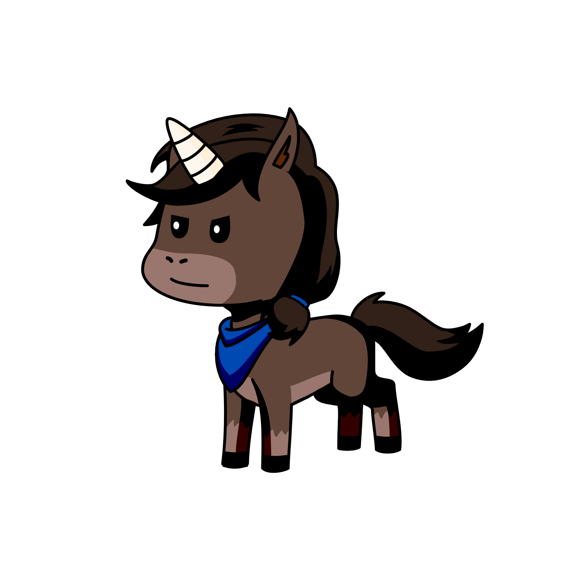 Pue, the unicorn