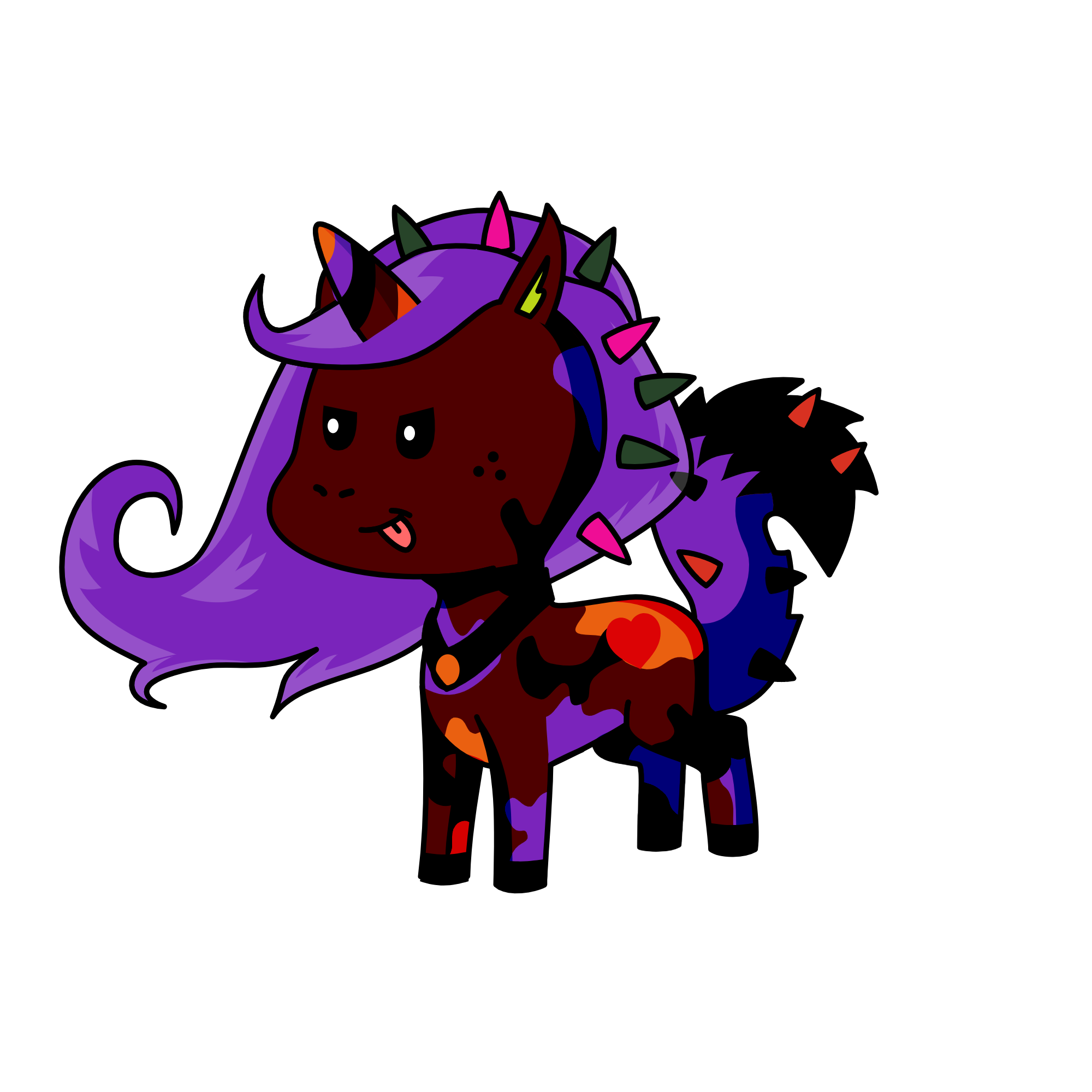 Evil Queen Era twin of Cora, the unicorn