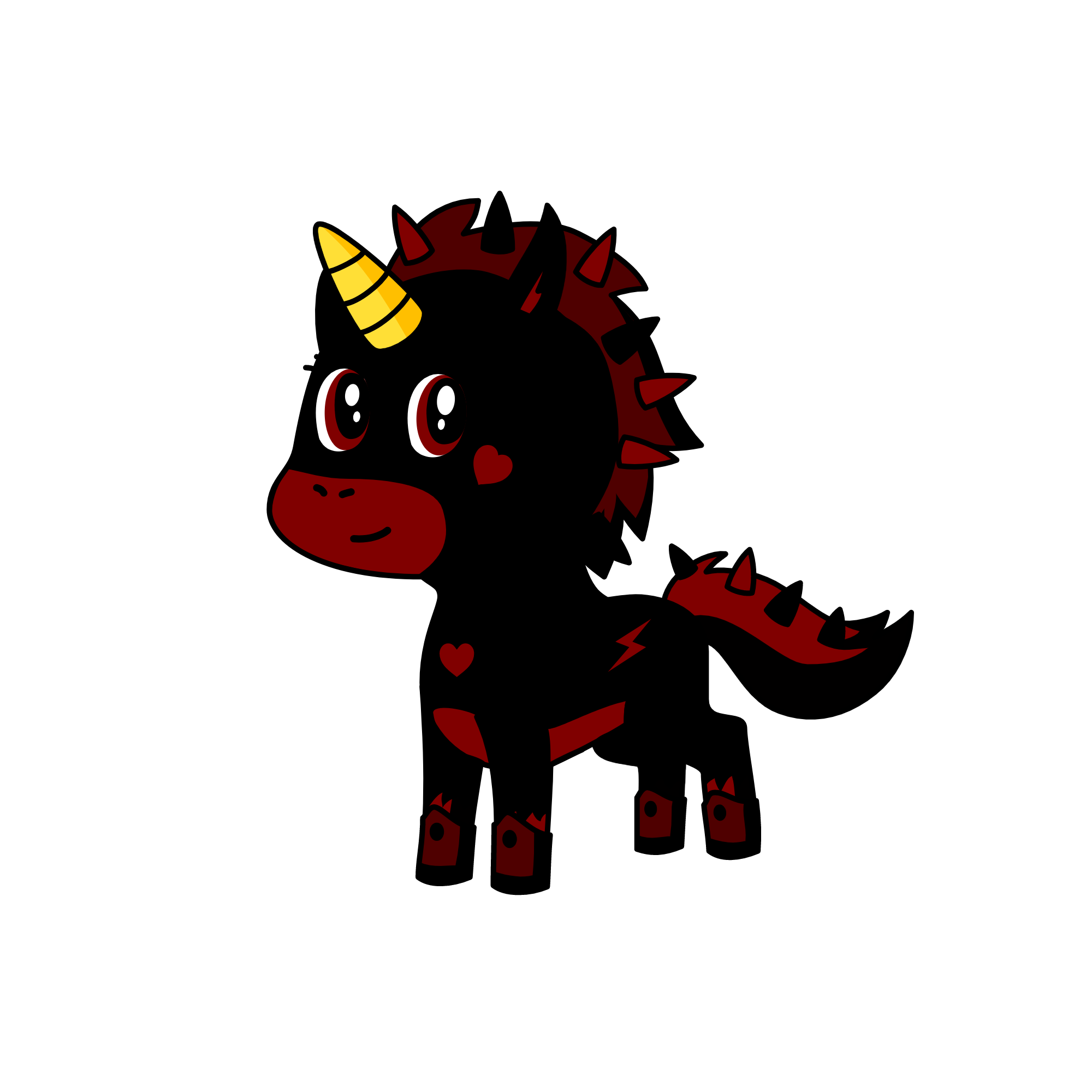 NIGHT SPARIO, the unicorn