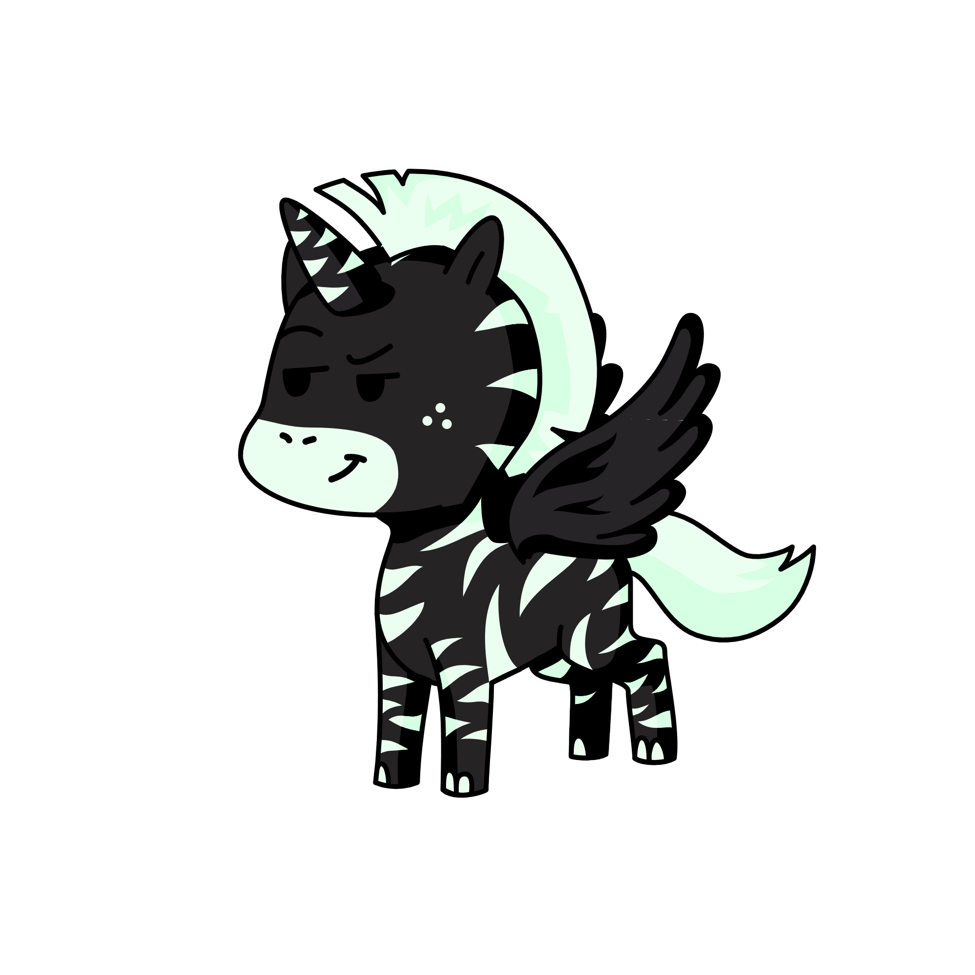 Zebra, the unicorn
