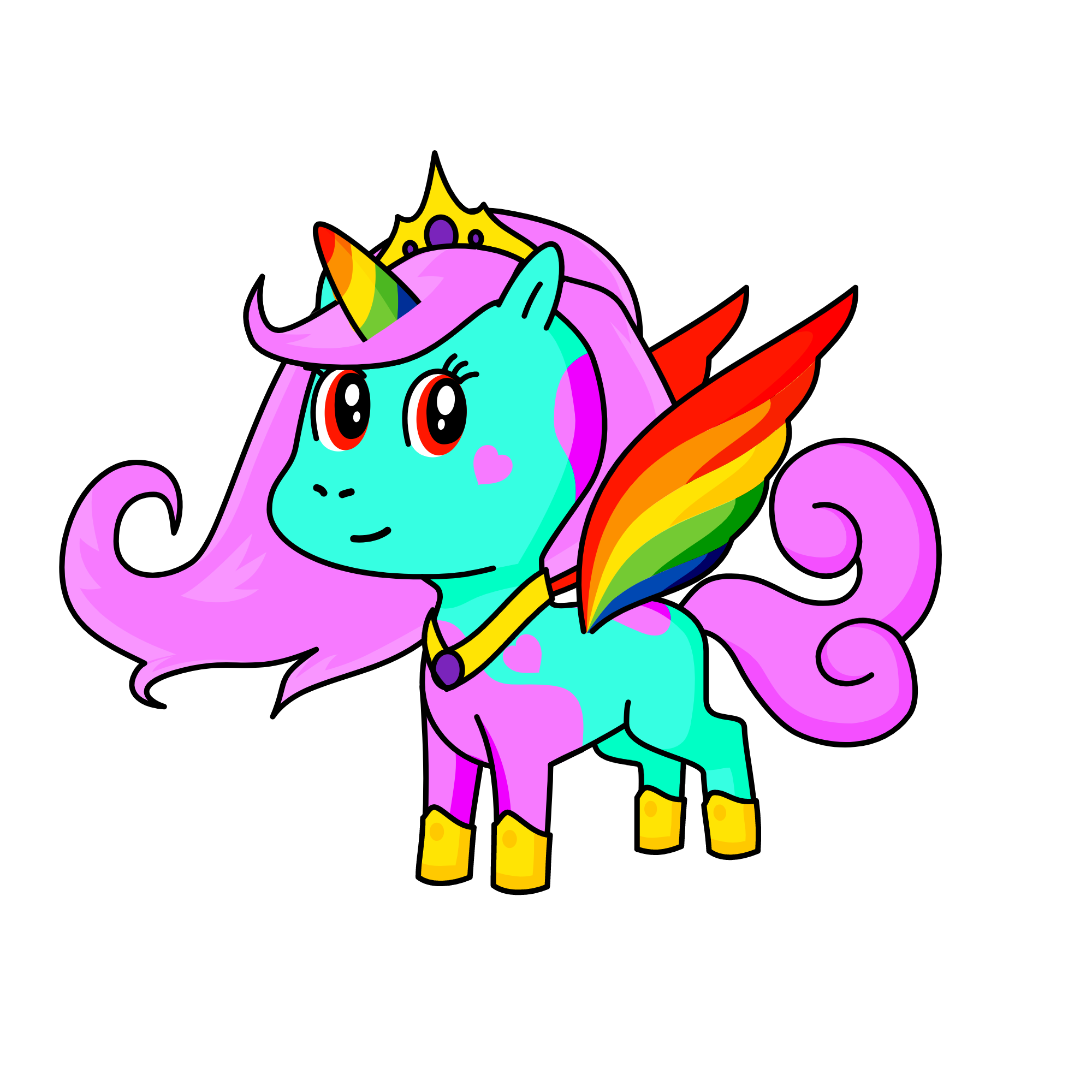 C.C., the unicorn
