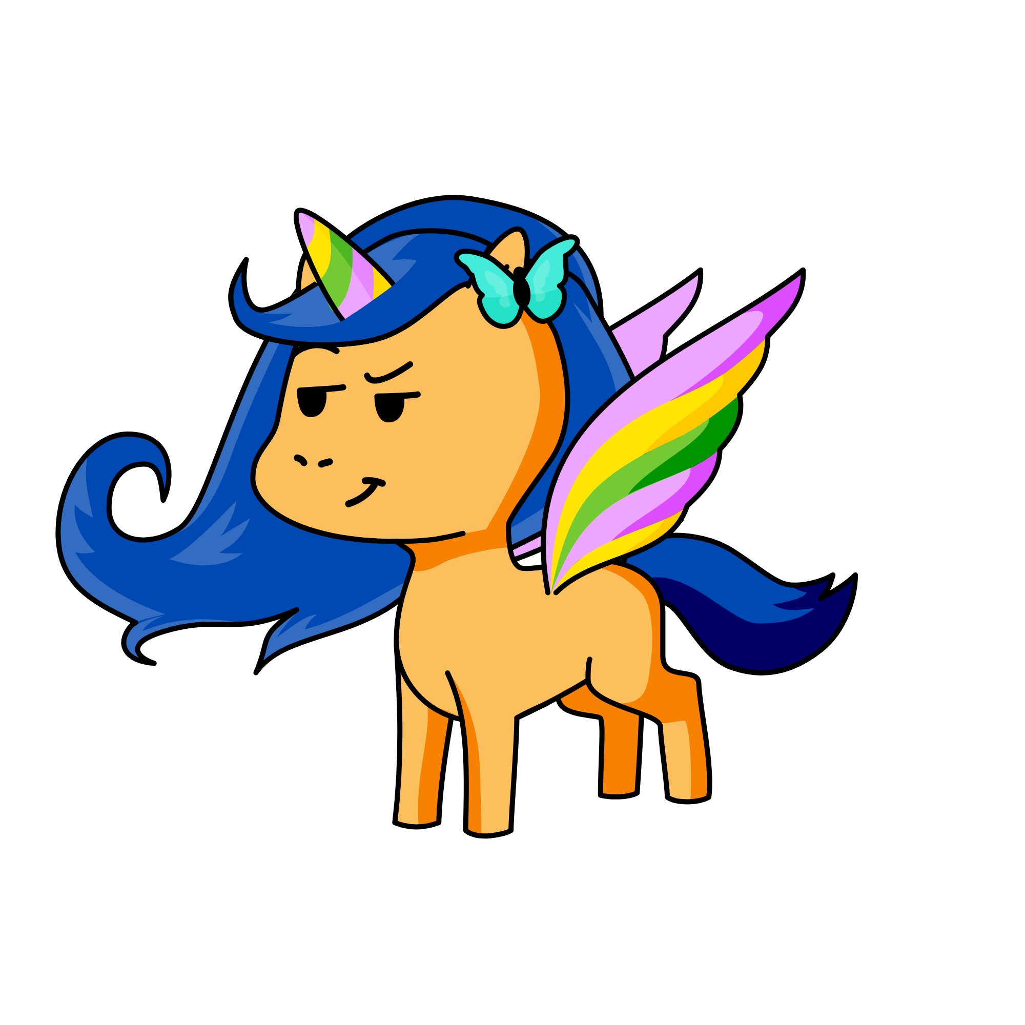 Cralina, the unicorn