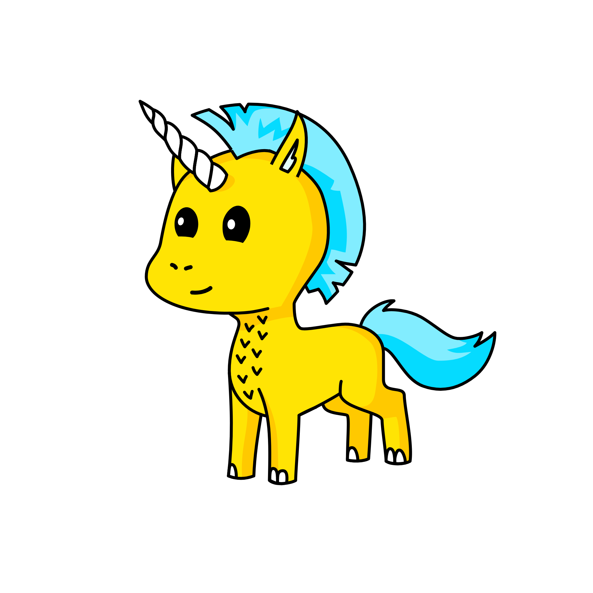 Flounder, the unicorn