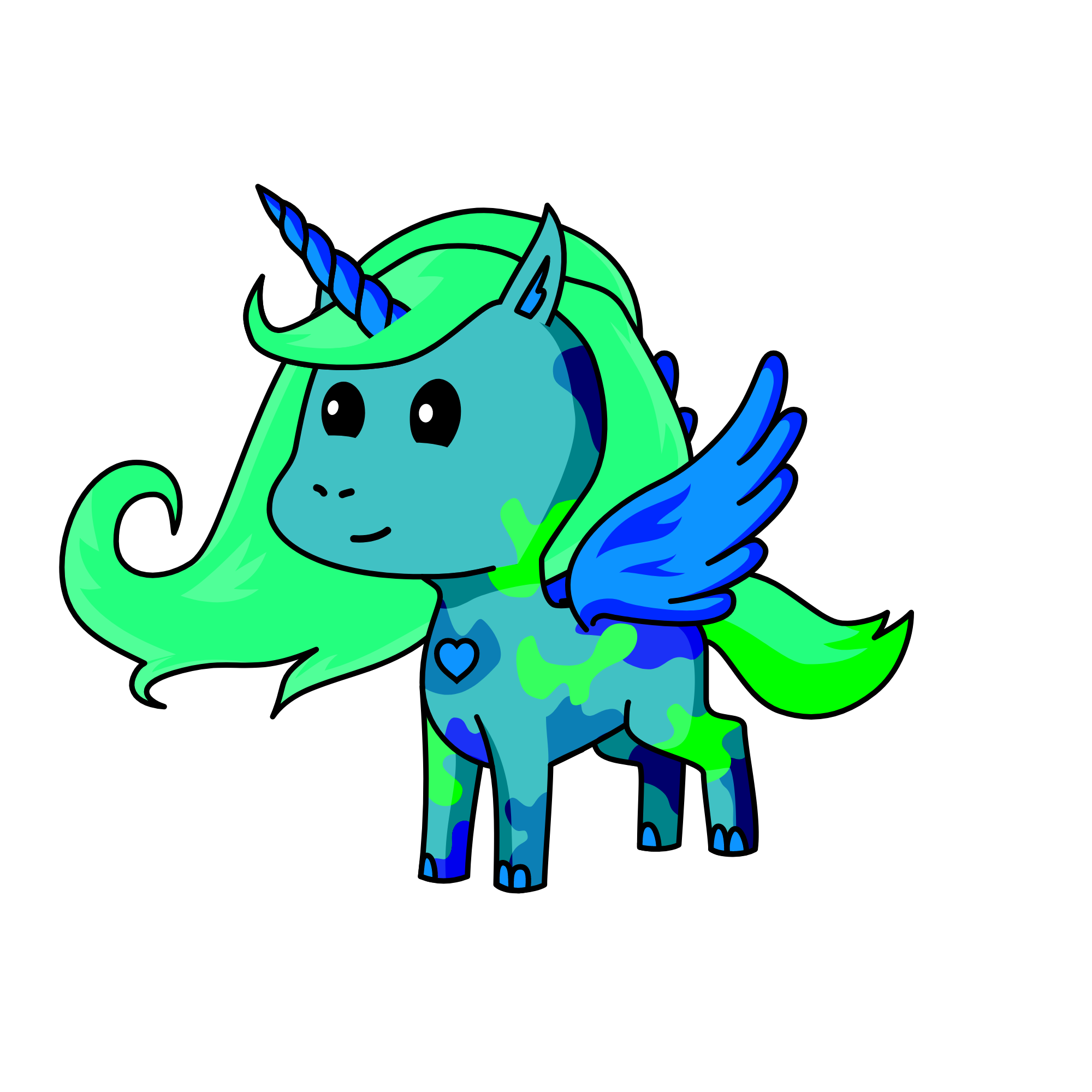 Marine, the unicorn