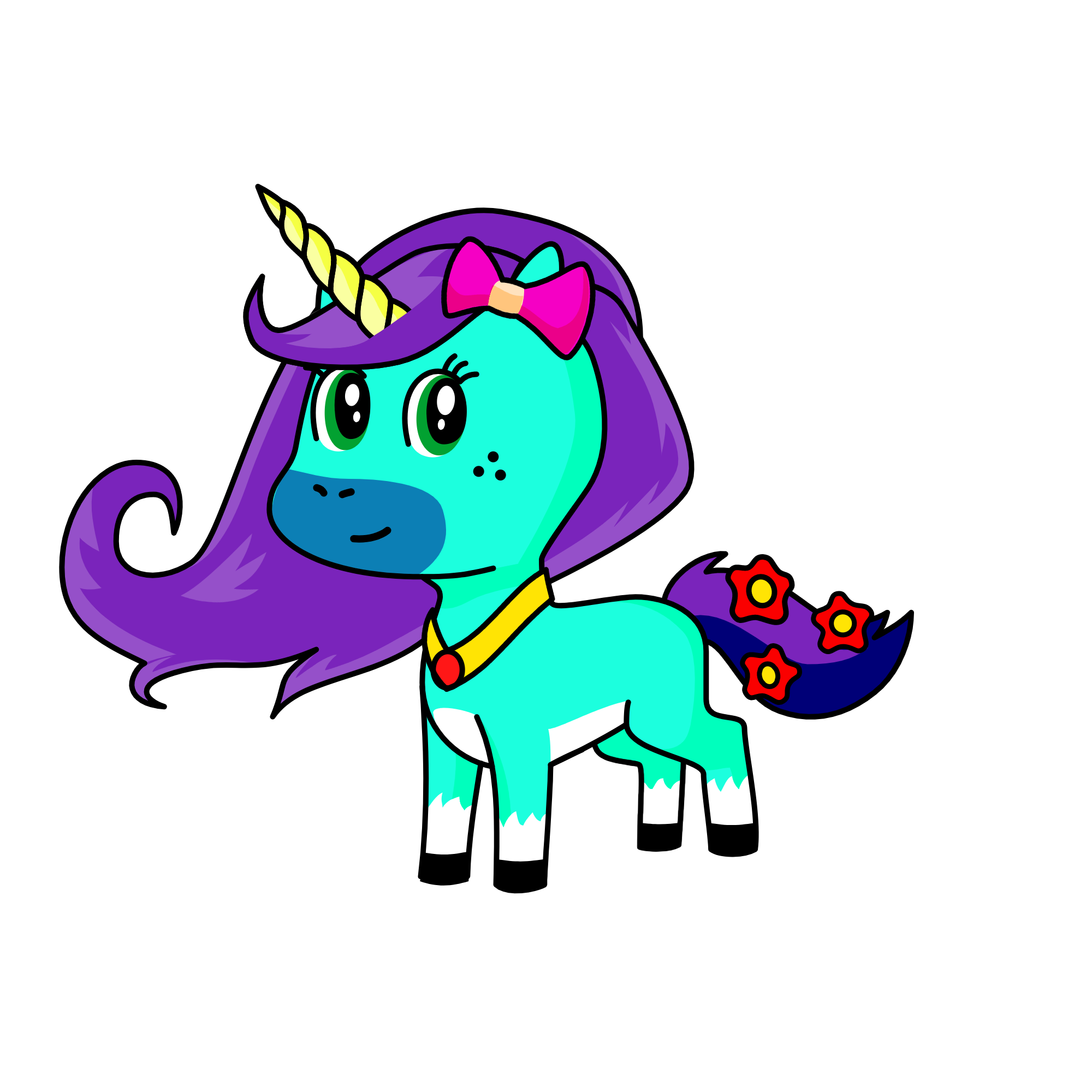 Nattily, the unicorn