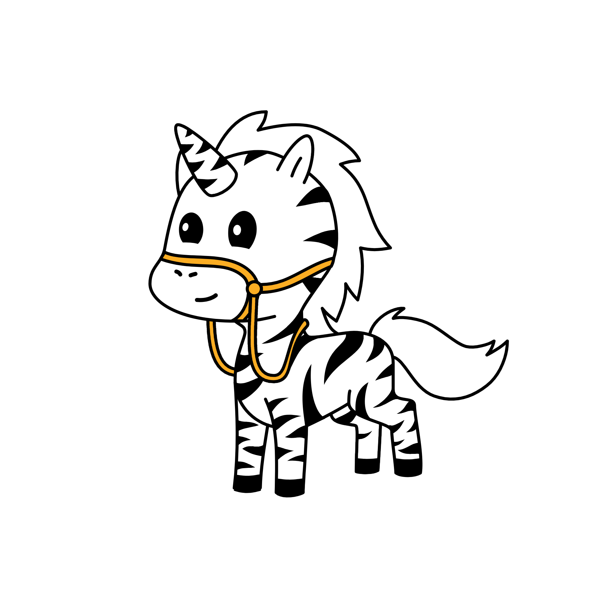 Zebra, the unicorn