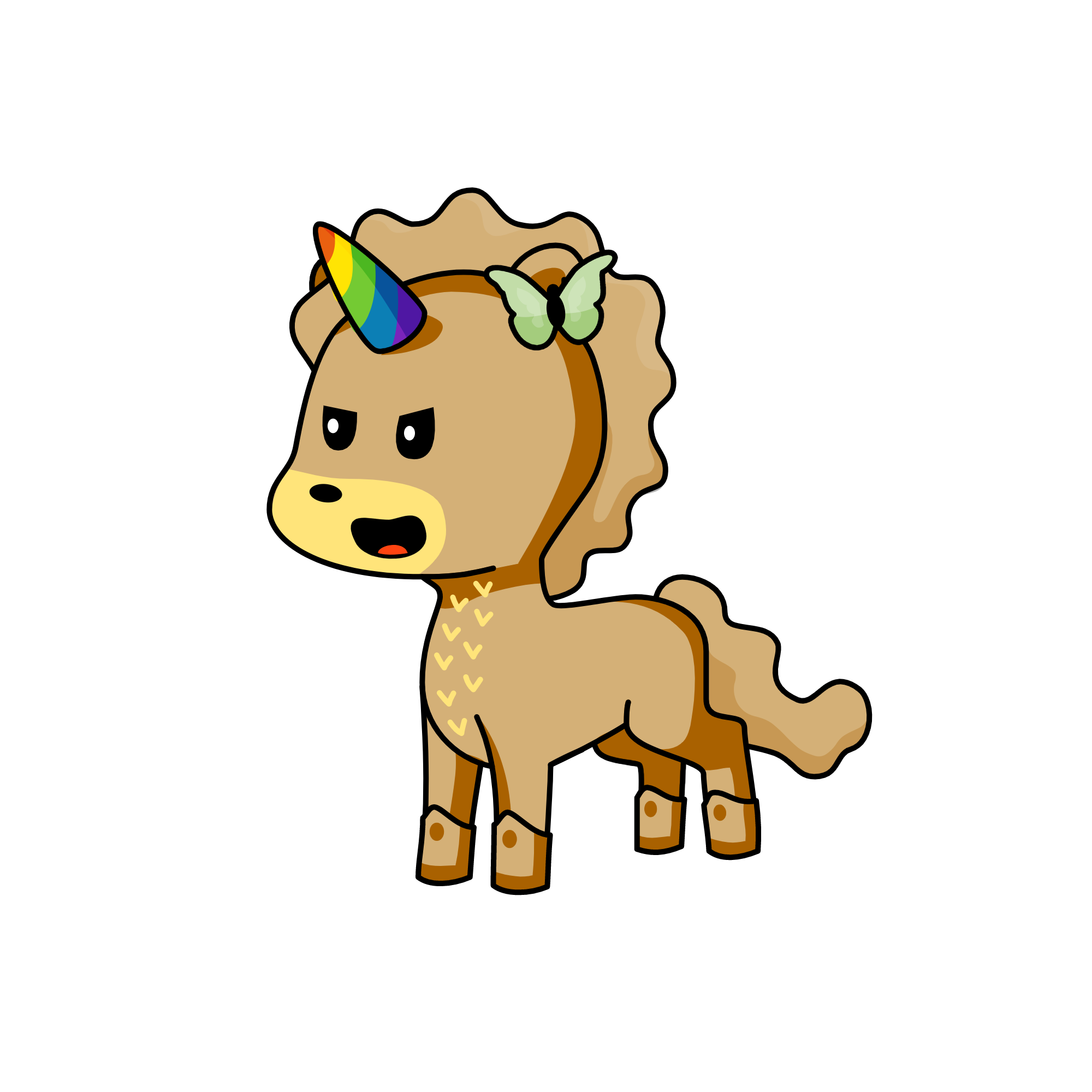 Bear, the unicorn