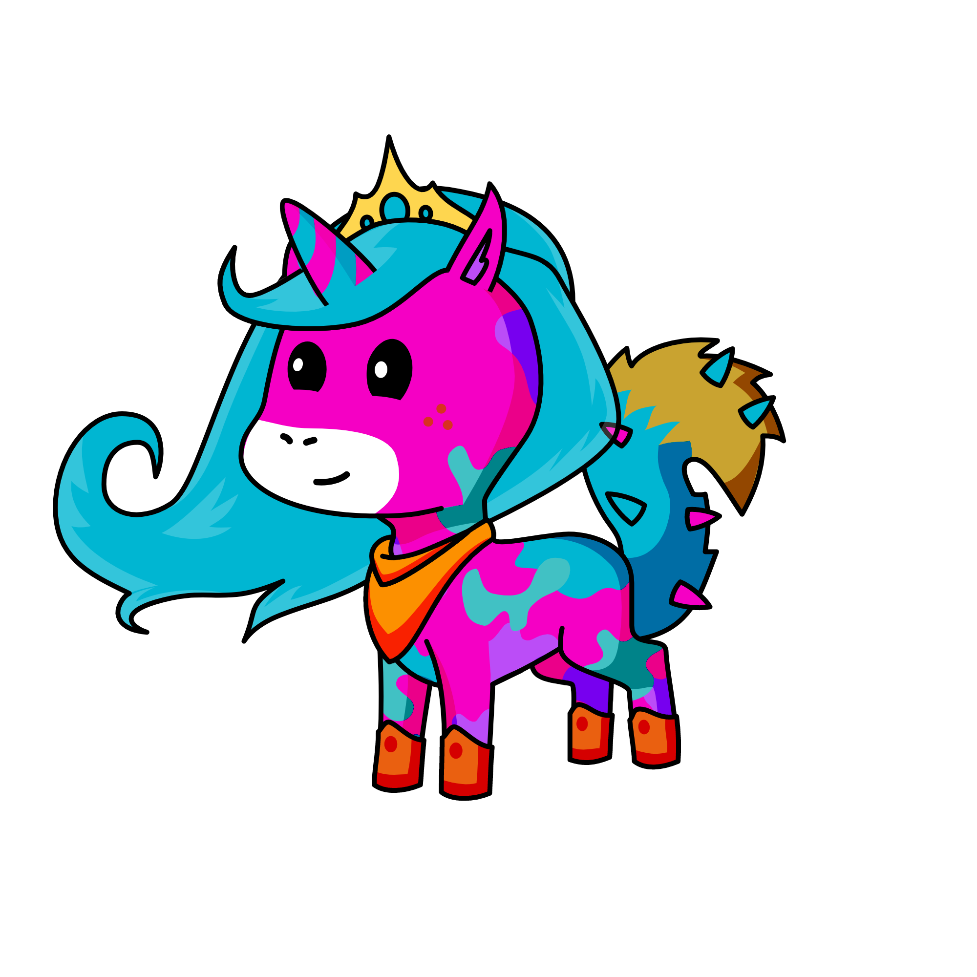 candy,cakes, the unicorn