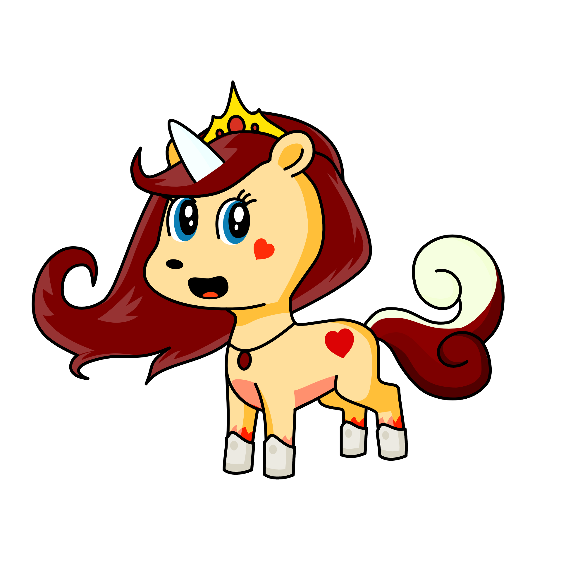 رهف, the unicorn