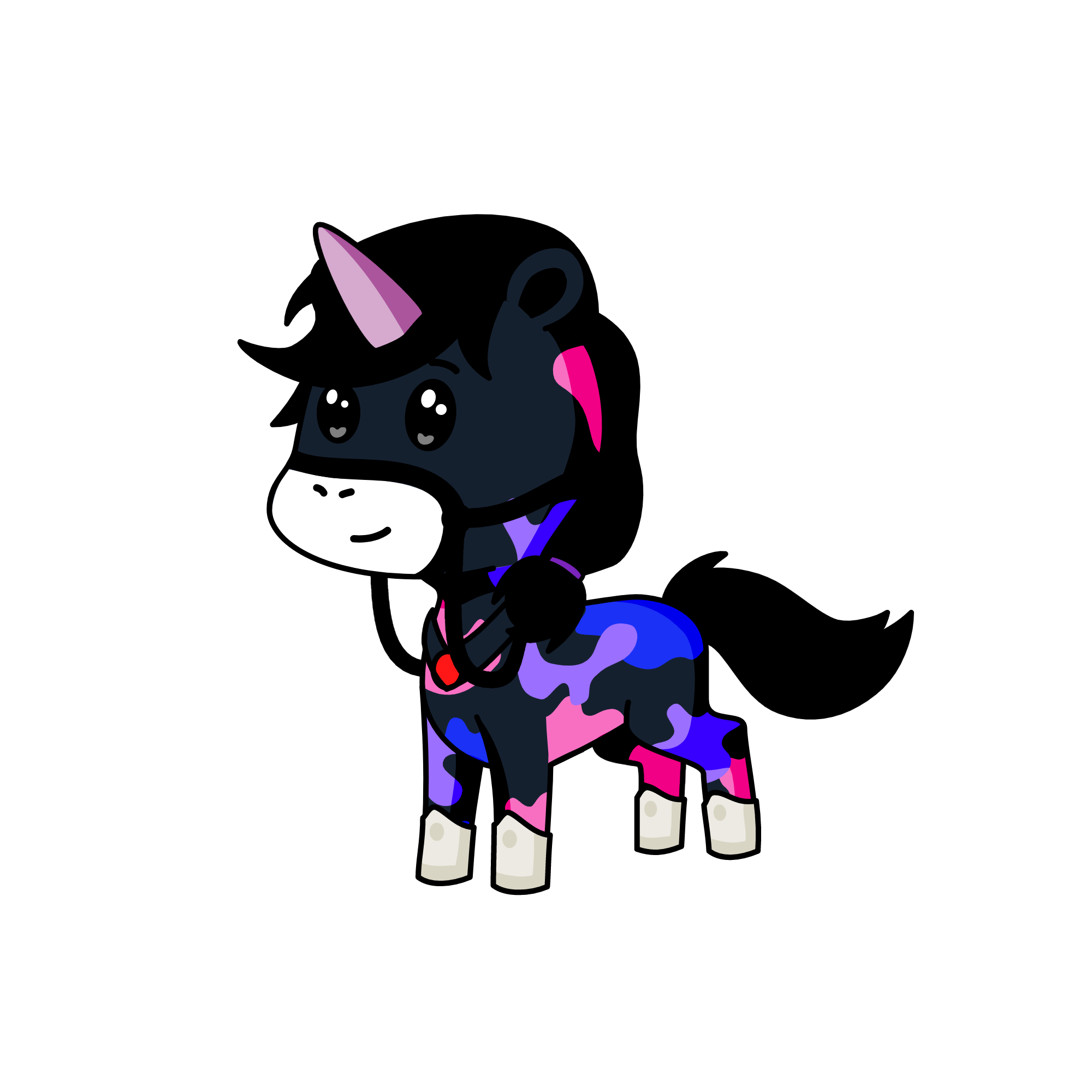 رهف احبك, the unicorn