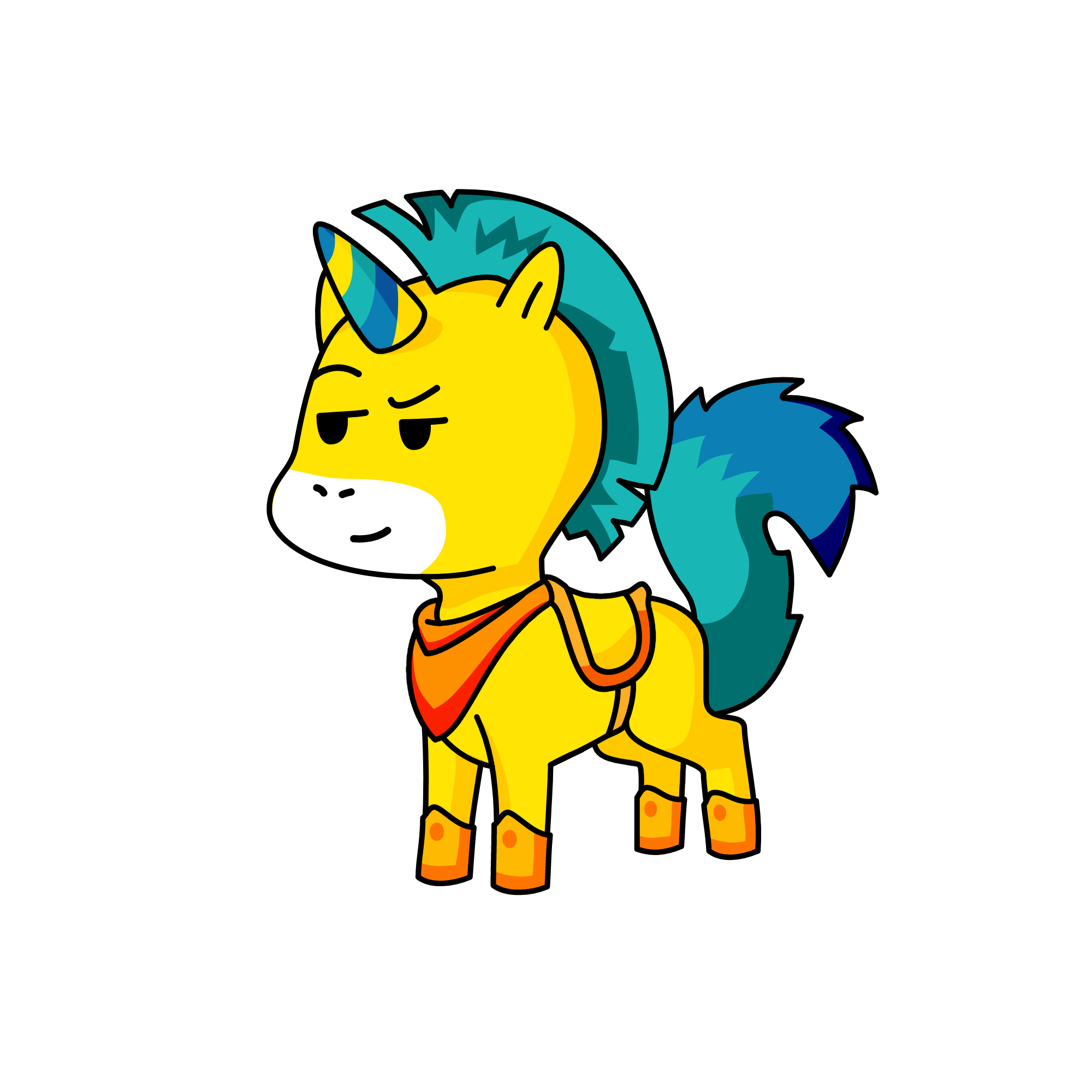 shining,armer, the unicorn