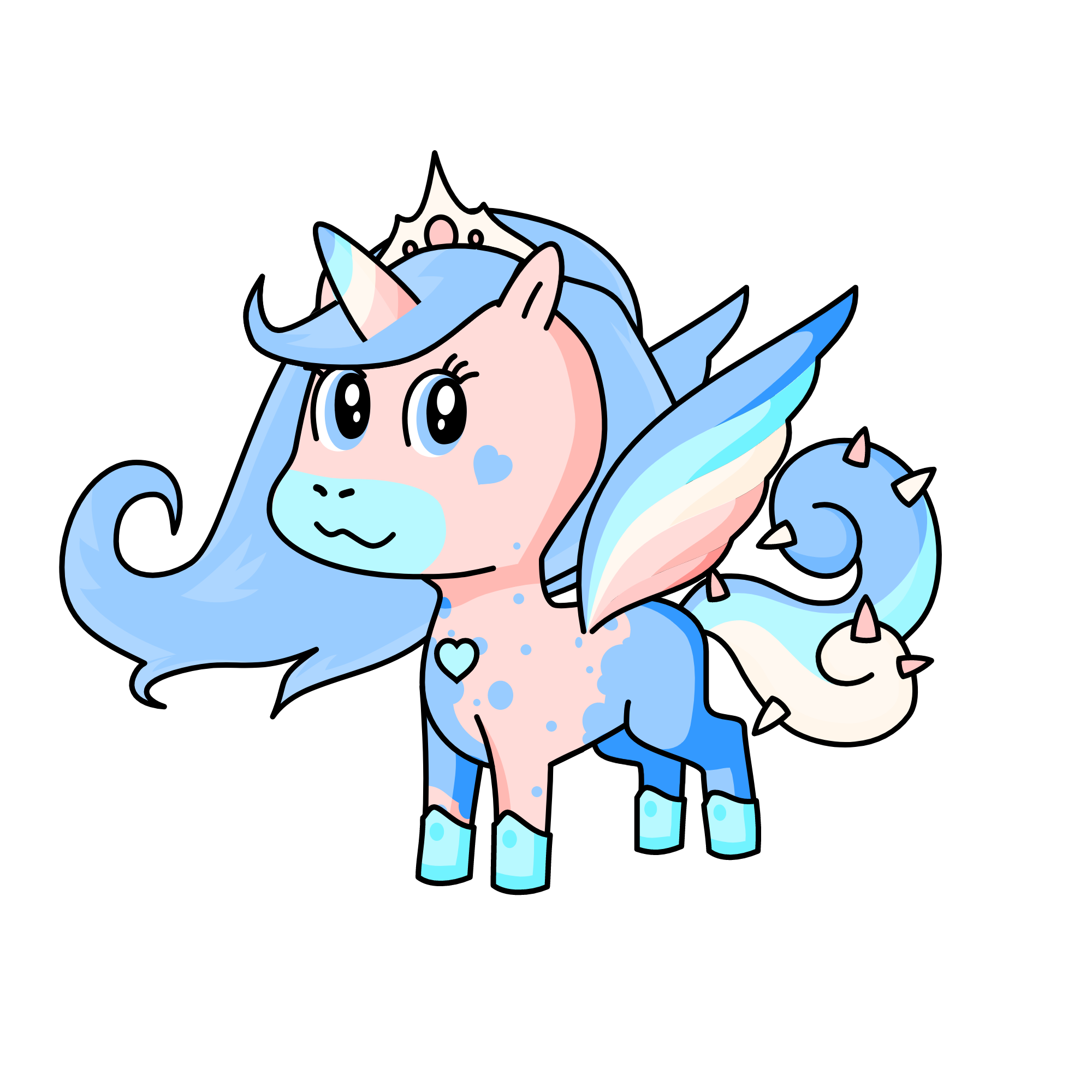 Sky Queen, the unicorn