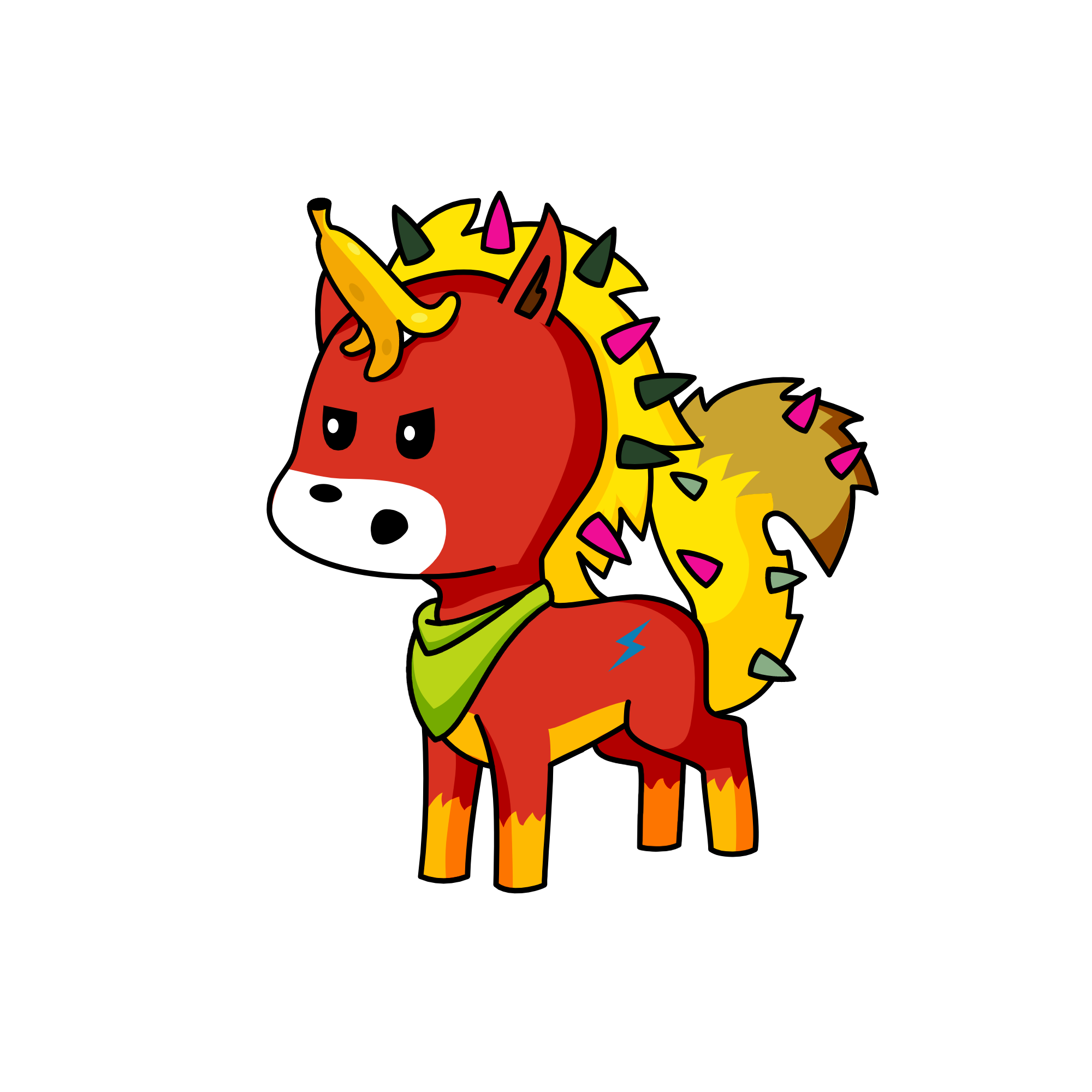 grouchy, the unicorn