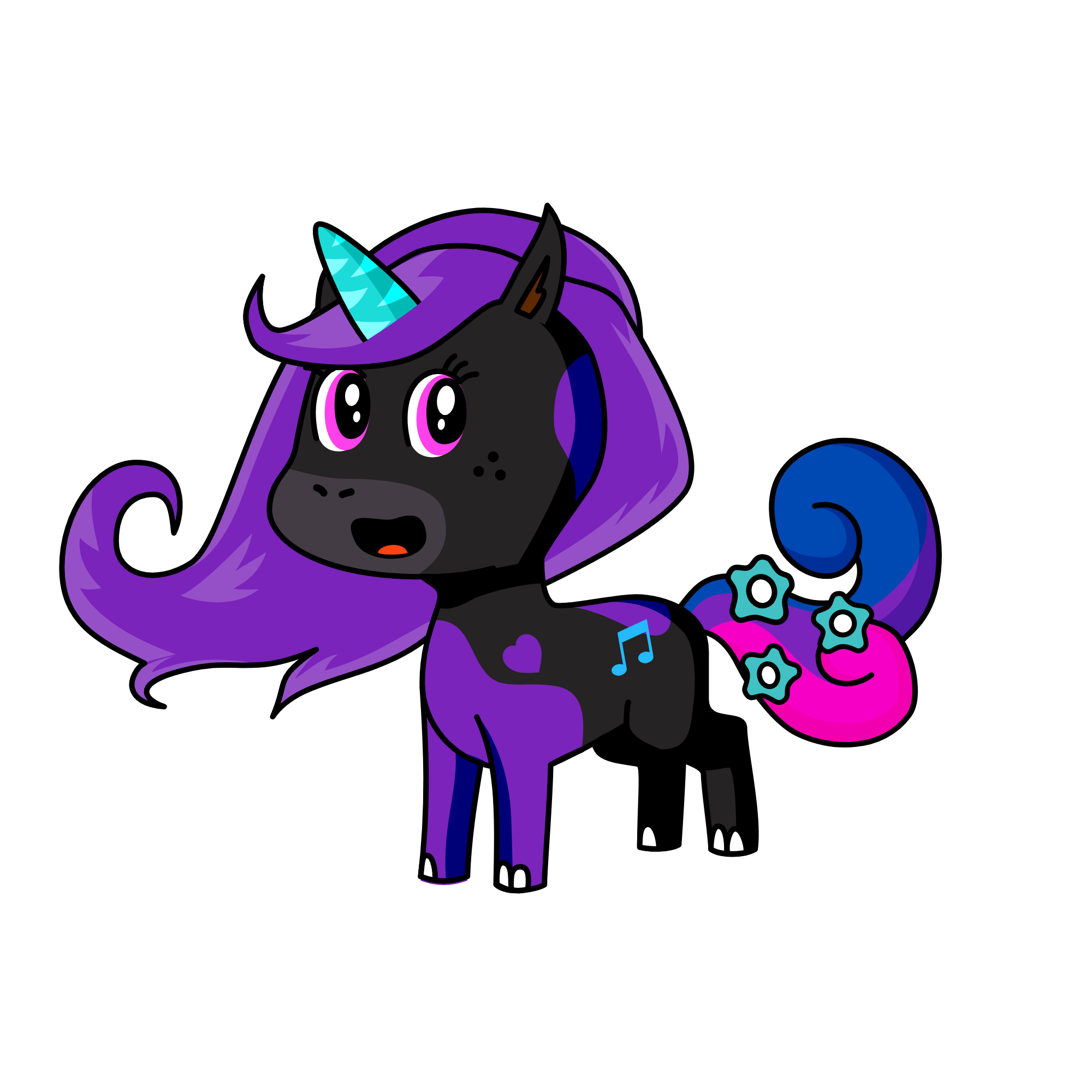 Galaxy, the unicorn