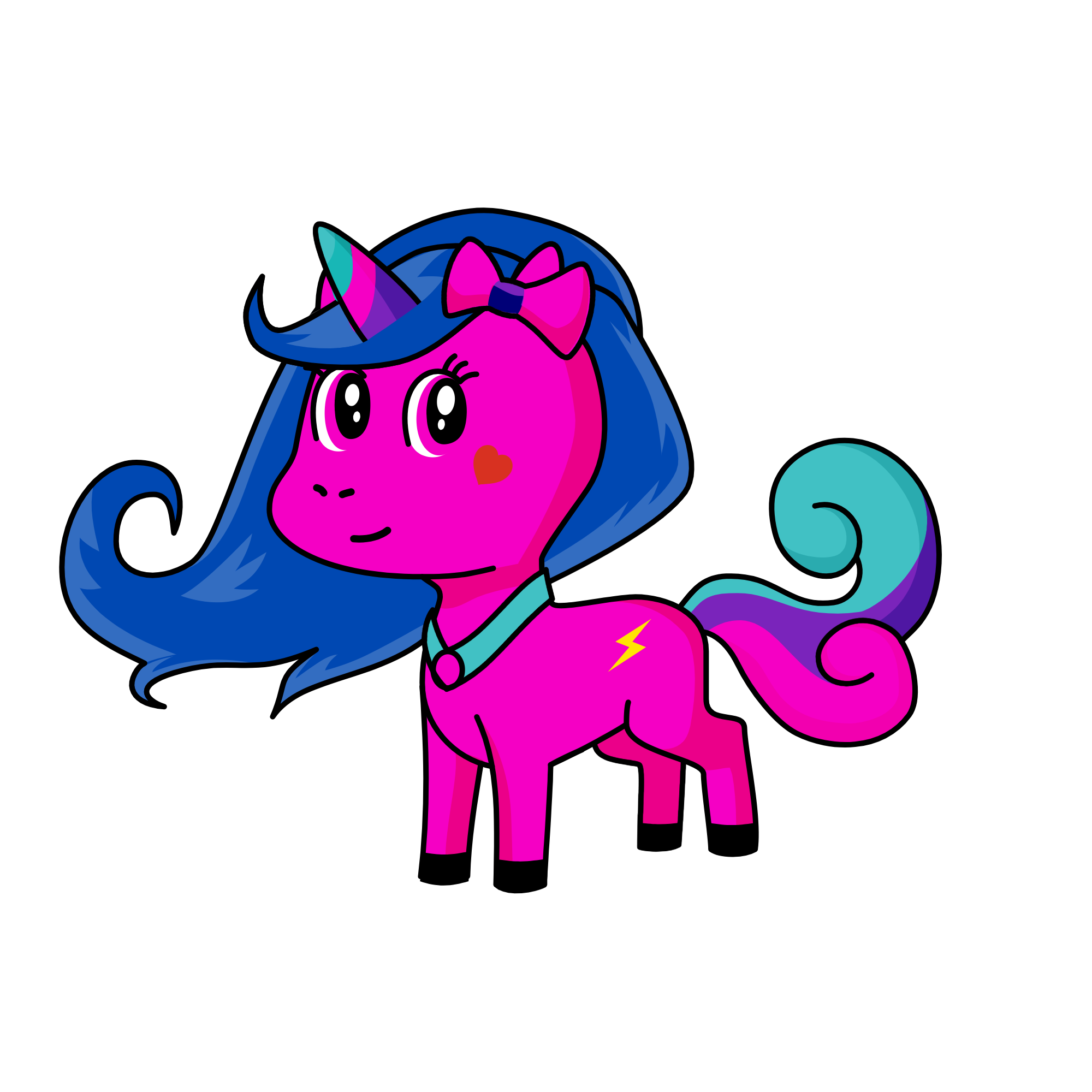cupcake, the unicorn