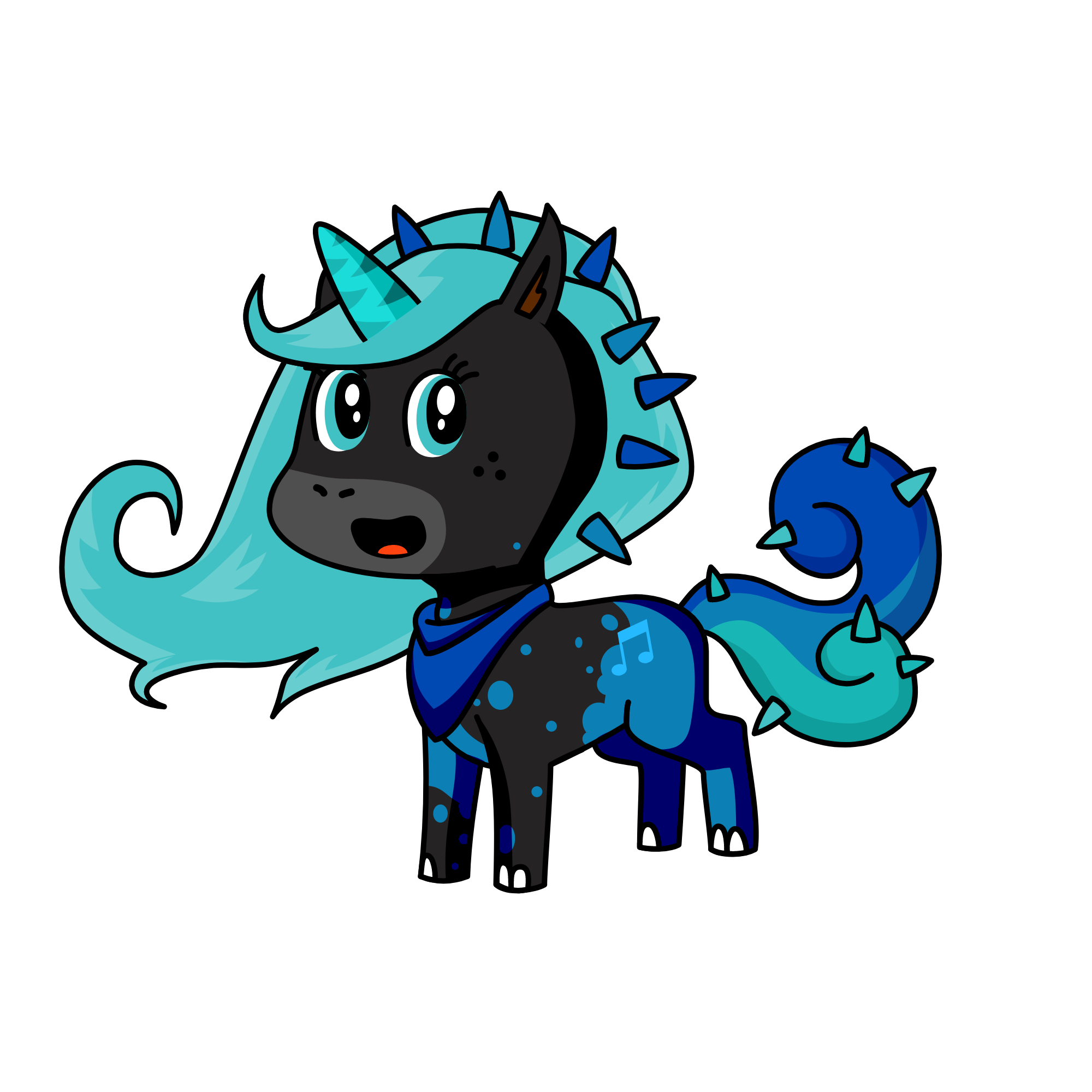 Midnight, the unicorn
