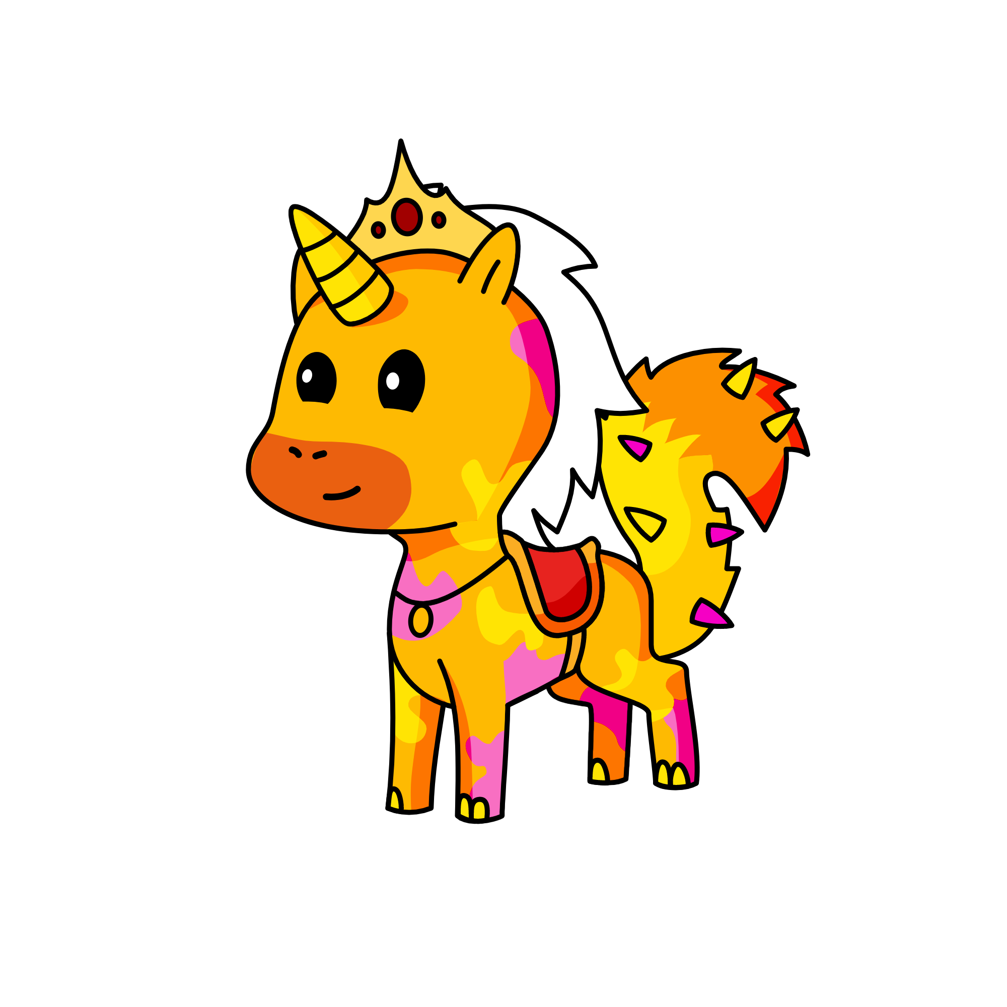 sunny day, the unicorn