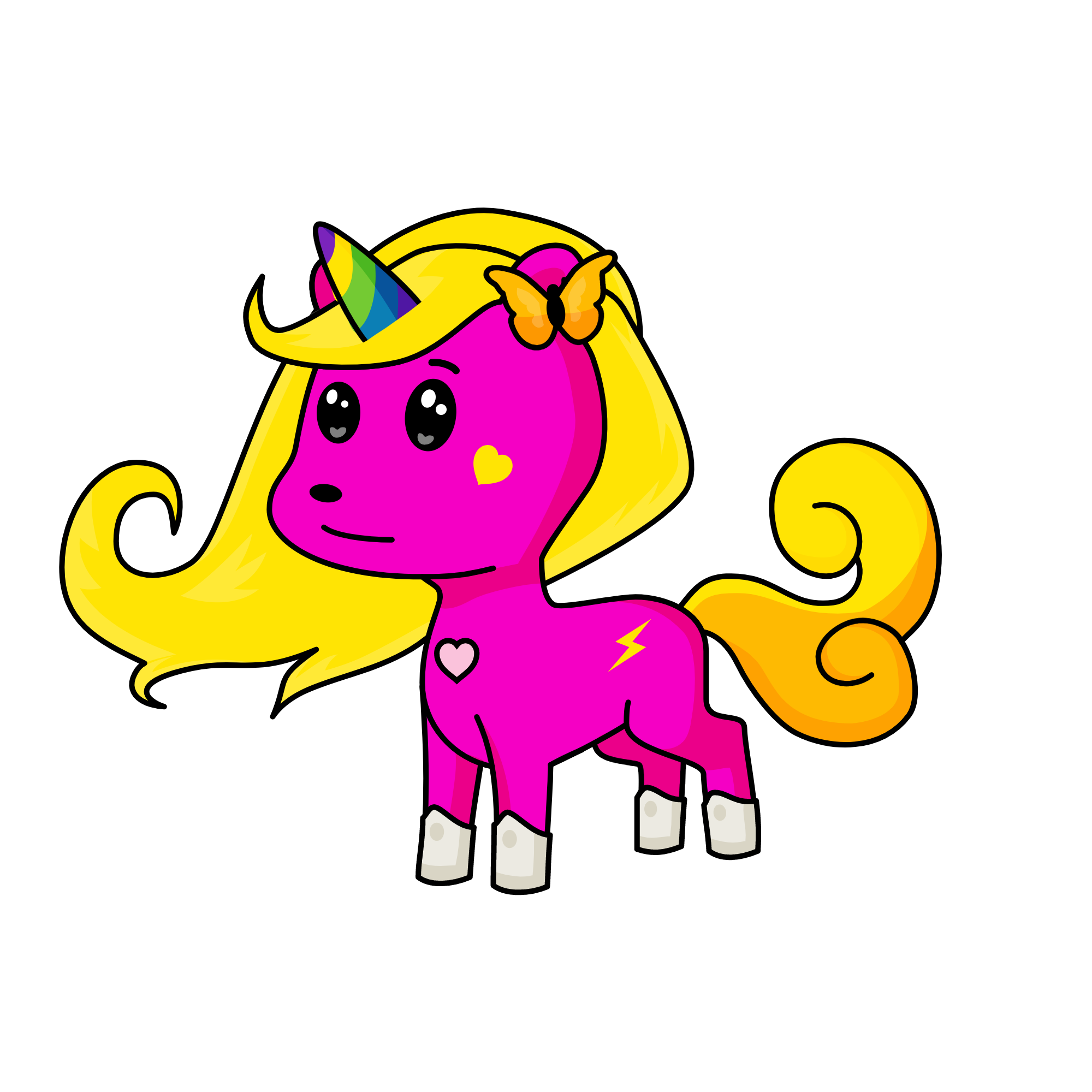 İLKENİN PEMBE KAKASI, the unicorn