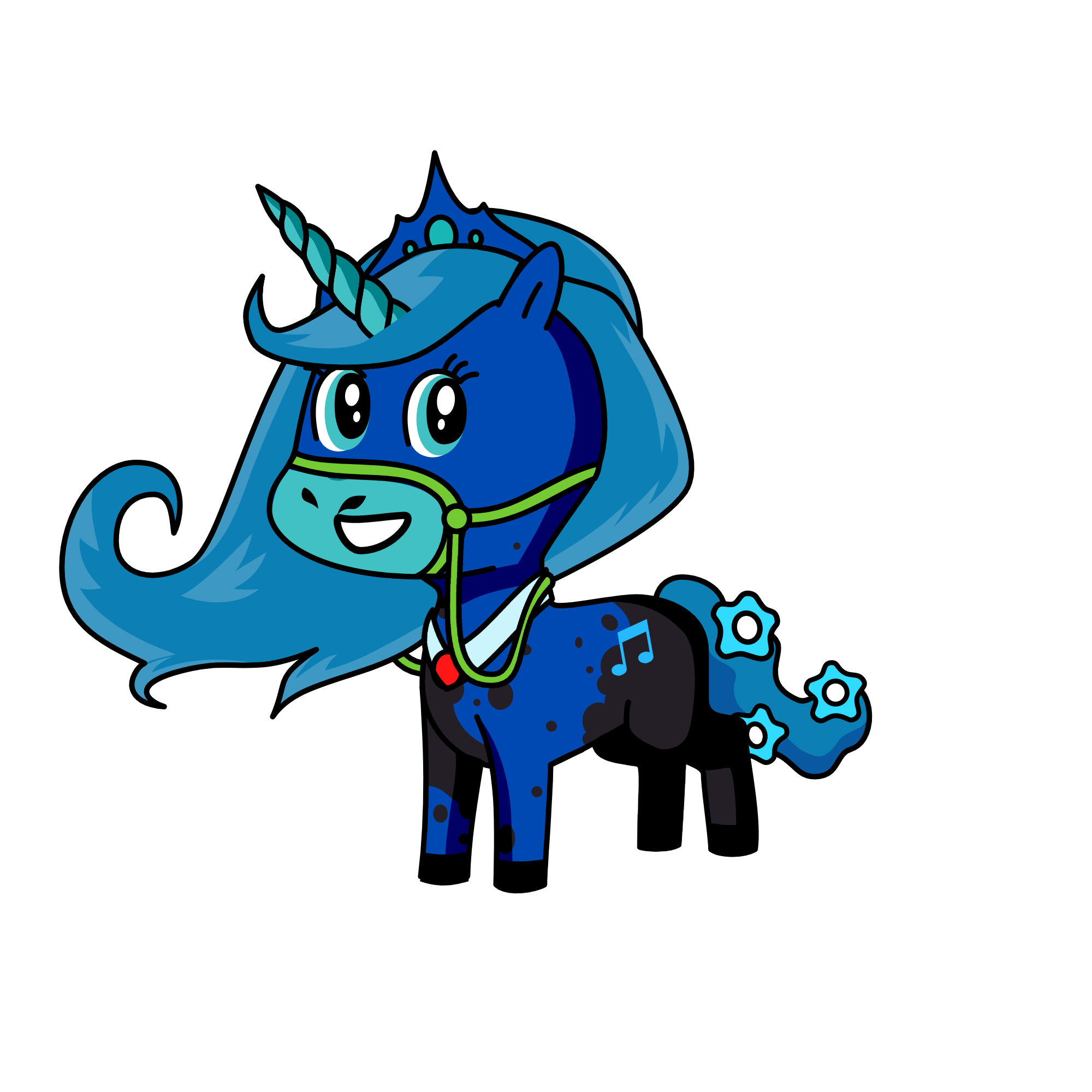 cute, the unicorn