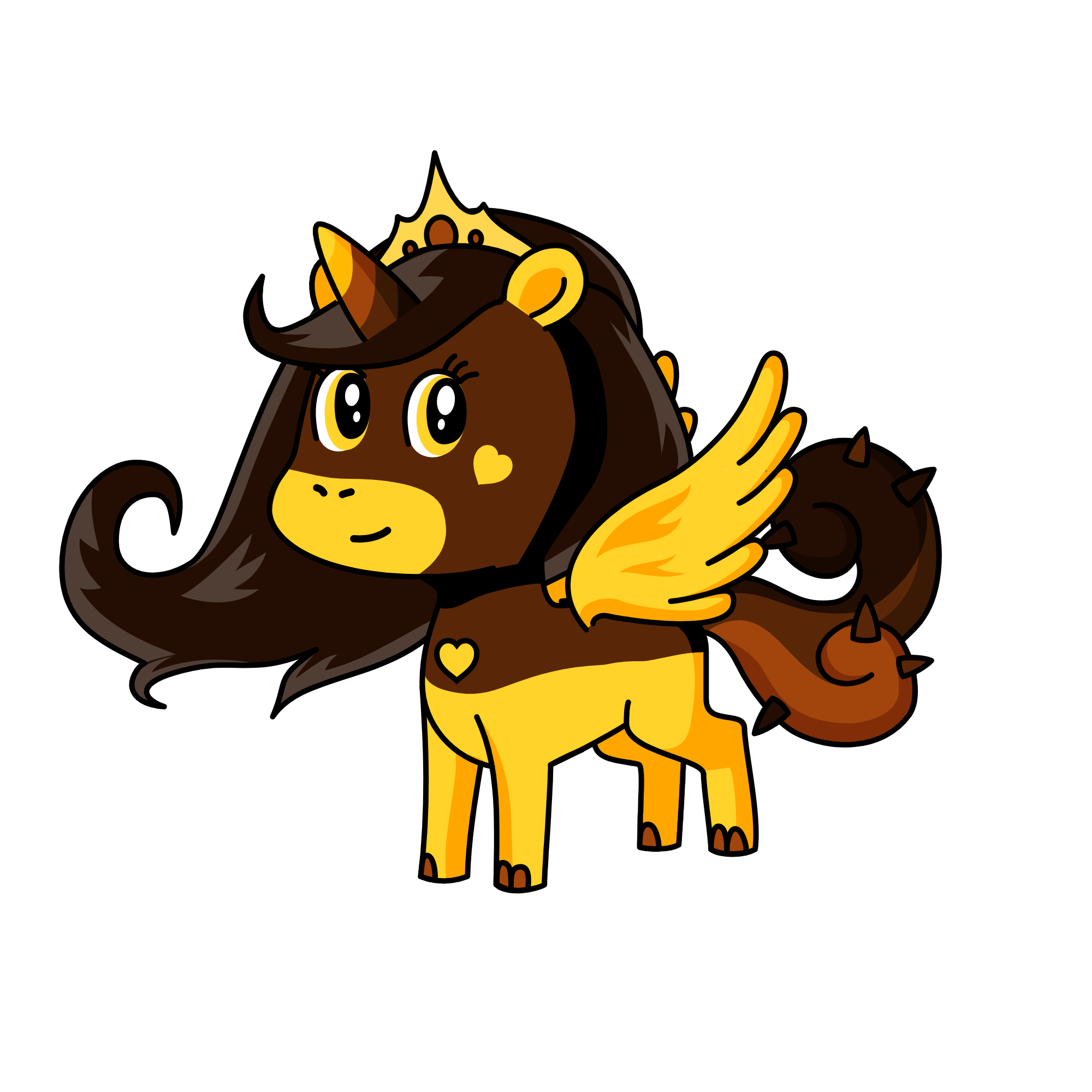 The Golden Girl, the unicorn