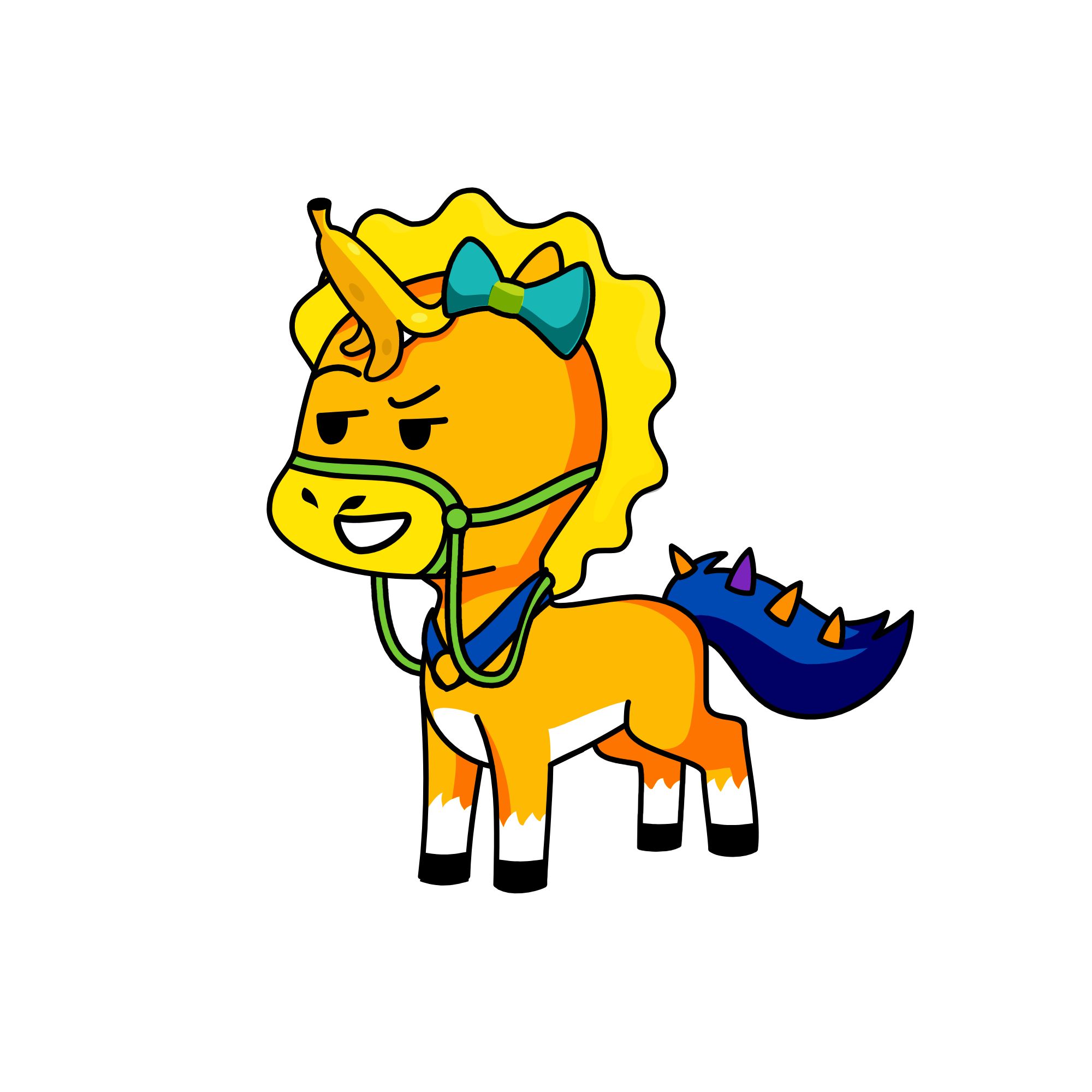 Catnip Calzone, the unicorn