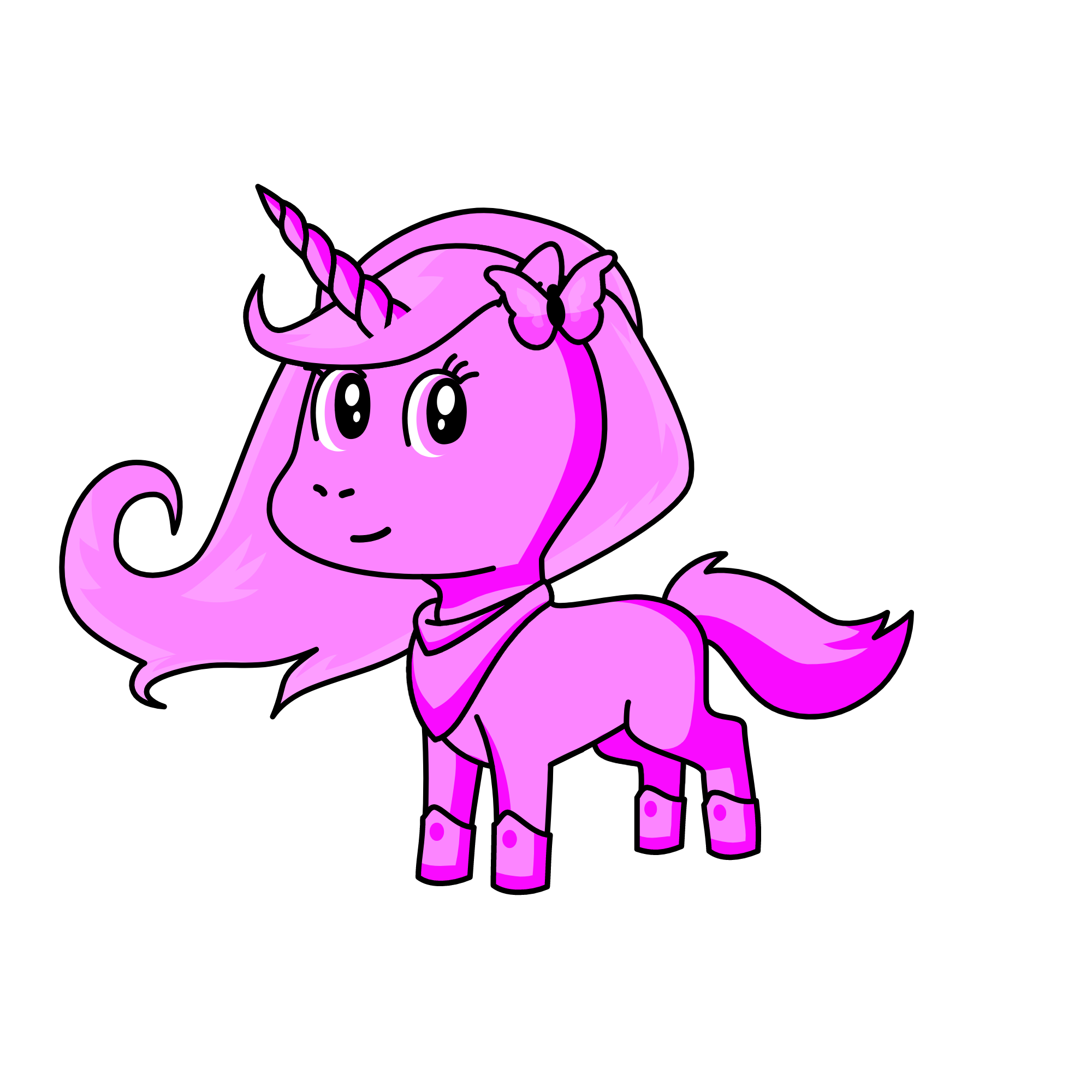 I love this color so much, the unicorn