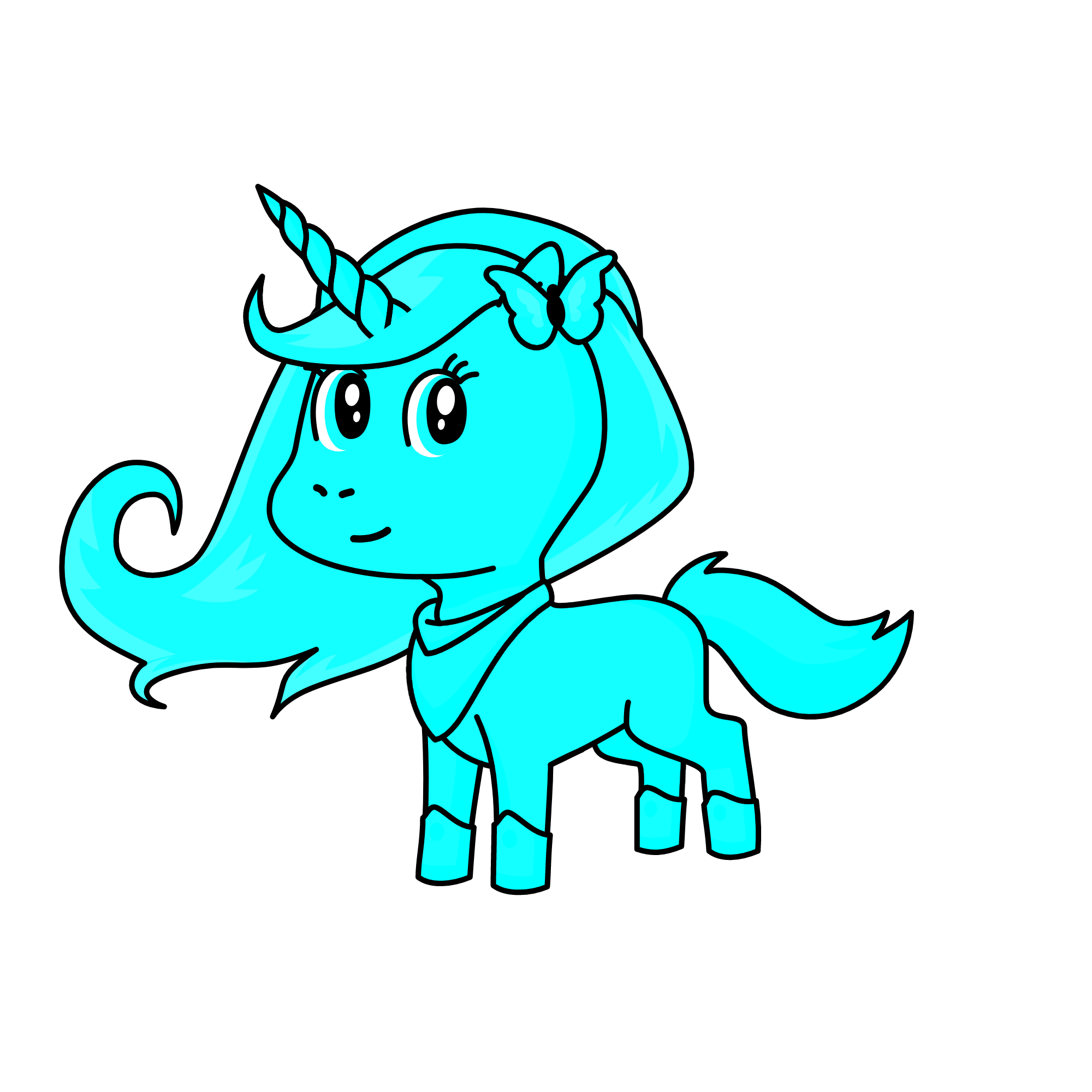 And I love this color a lot too, the unicorn