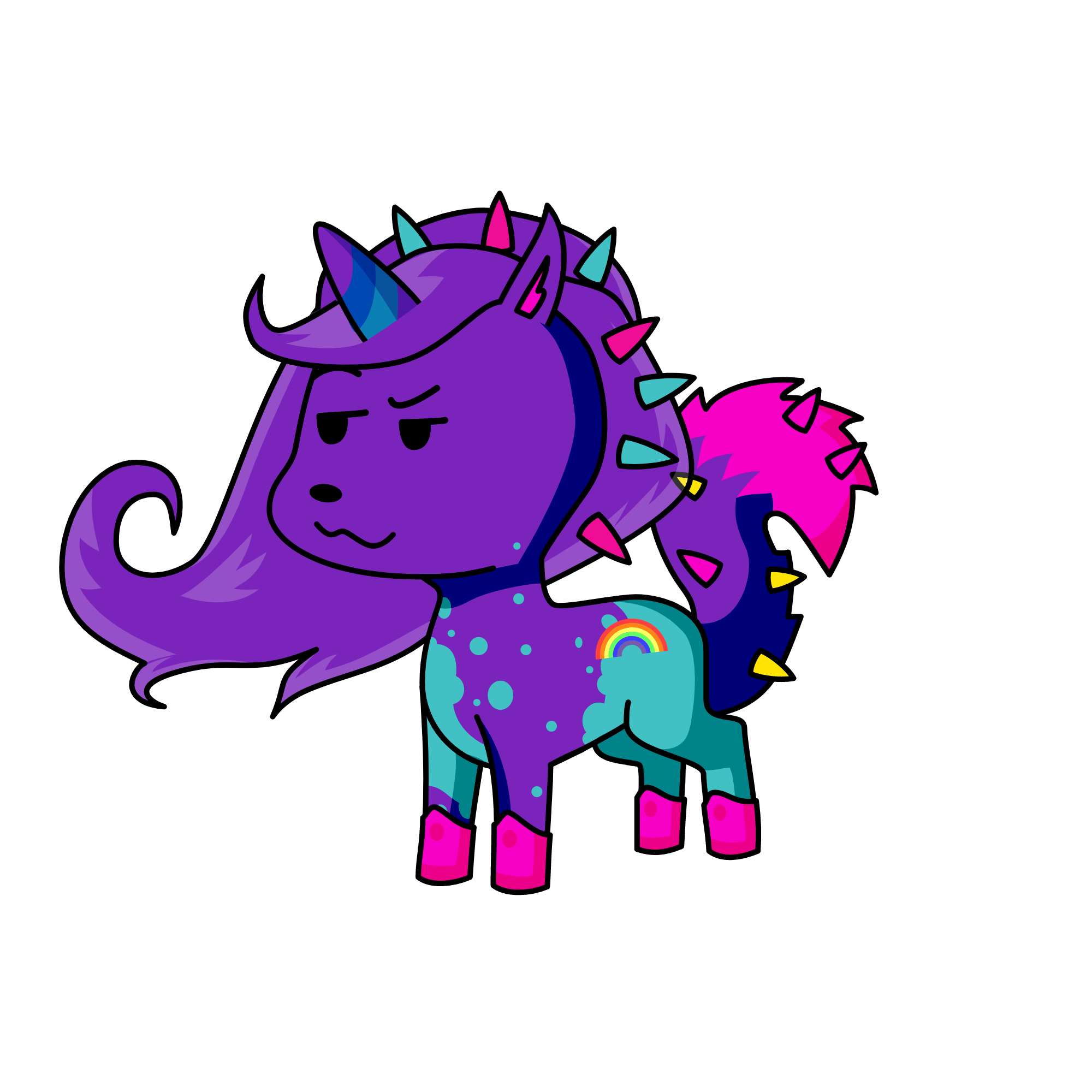 Cornie the corny unicorn lol, the unicorn
