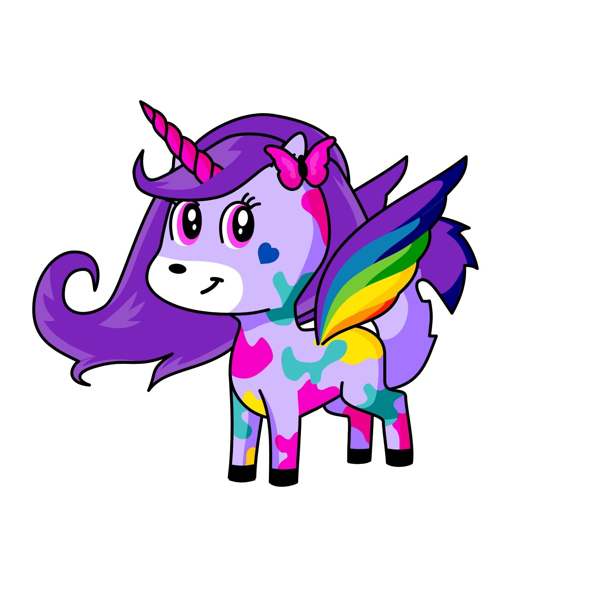 Princesses Angel , the unicorn