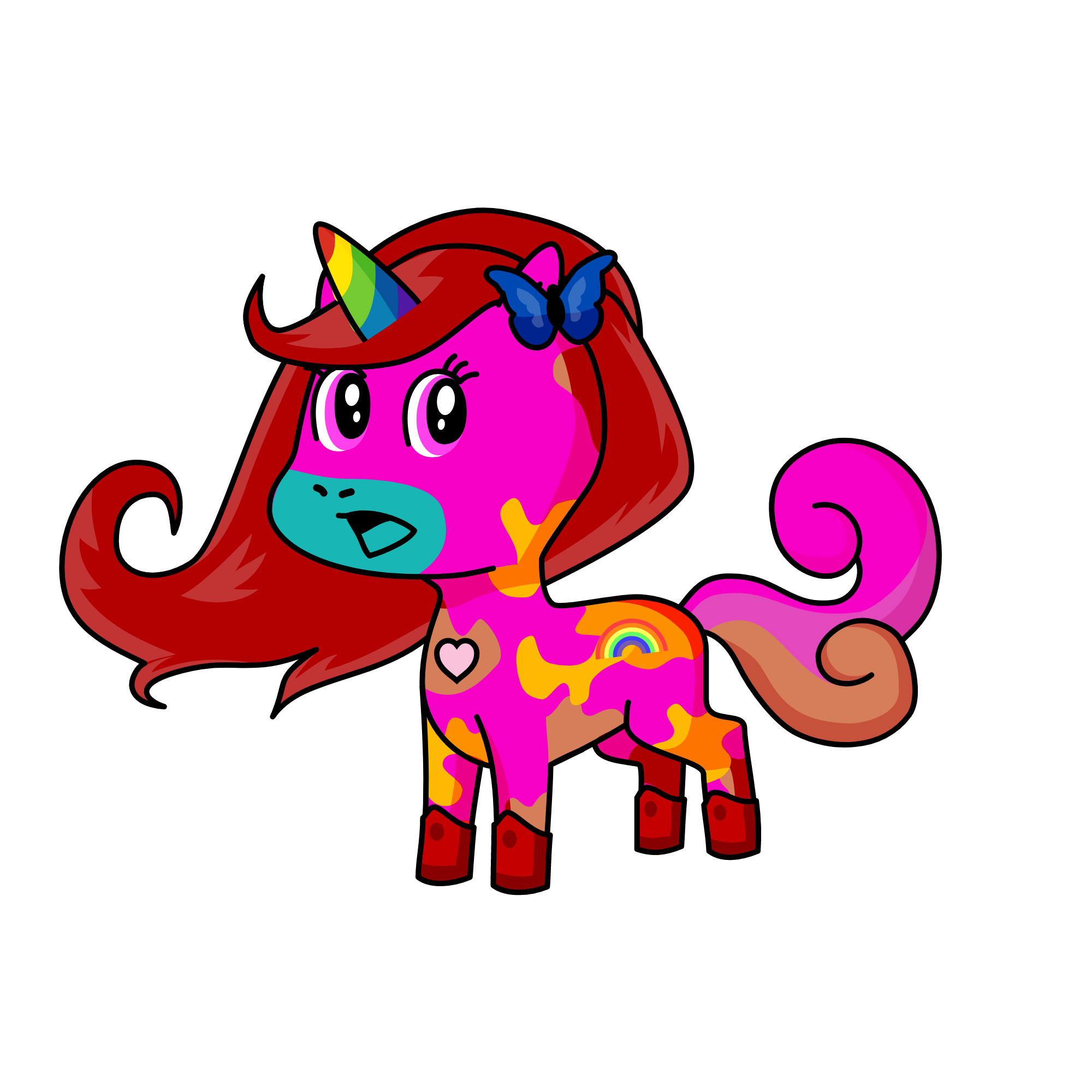 rainbow, the unicorn