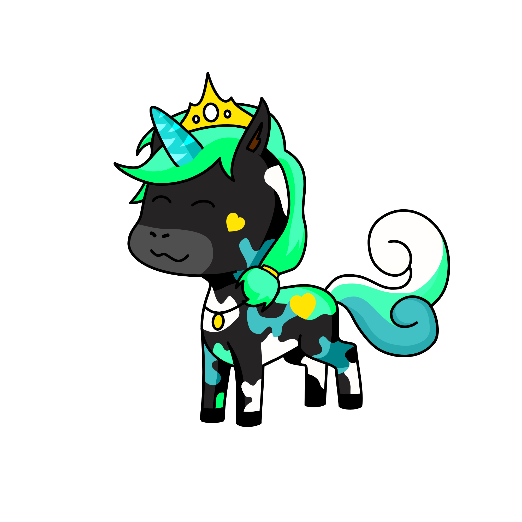 Moonlight, the unicorn