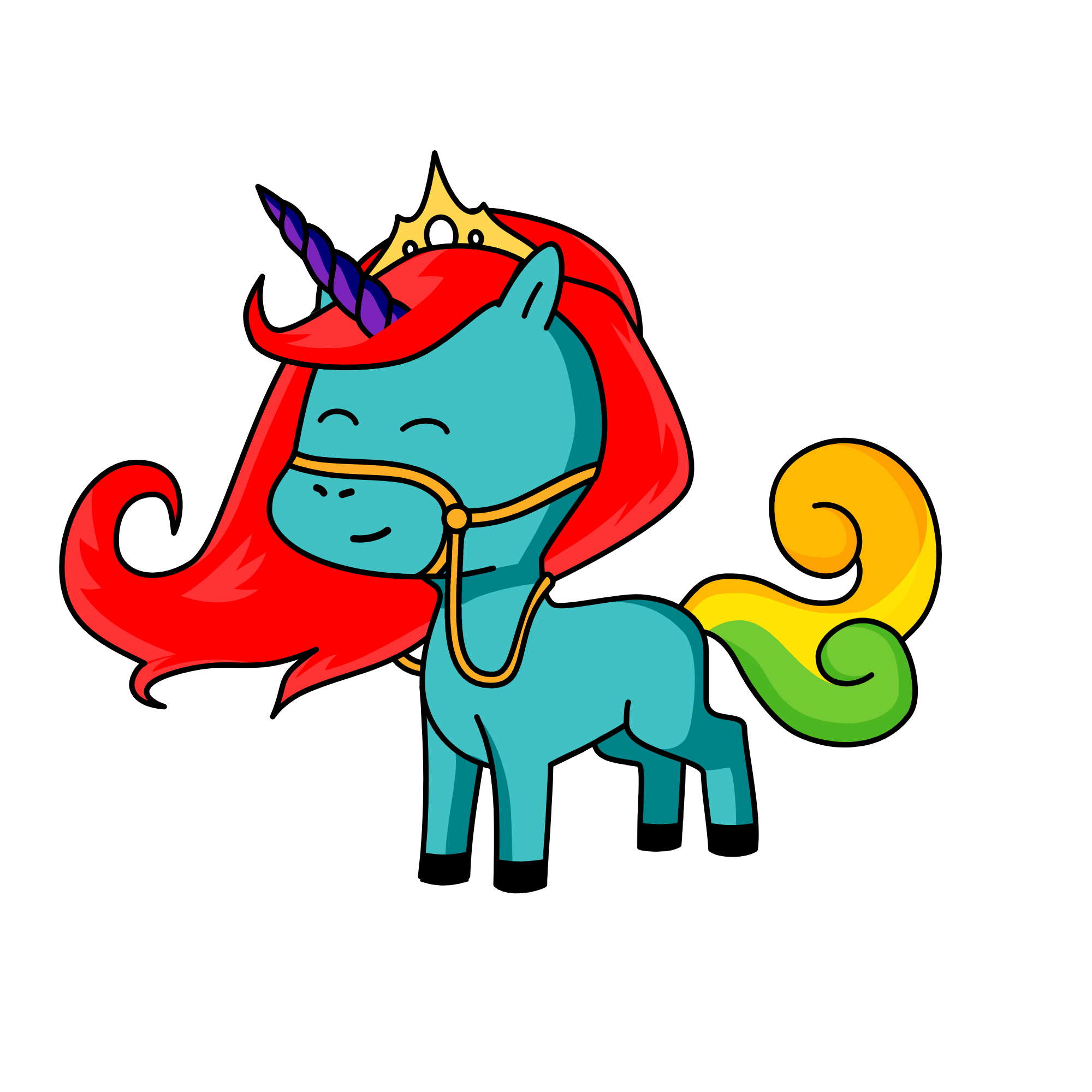 Pride, the unicorn