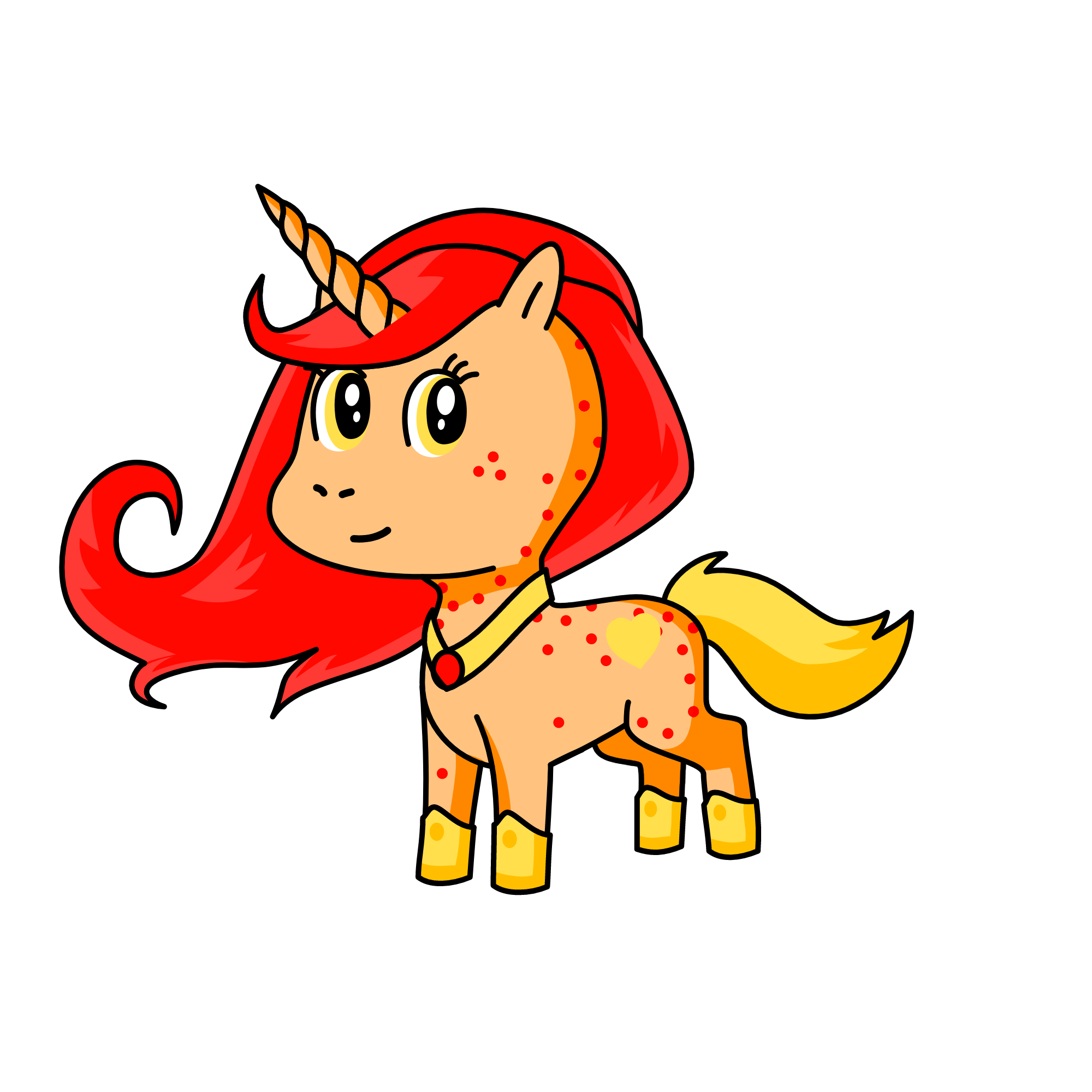 Fall, the unicorn