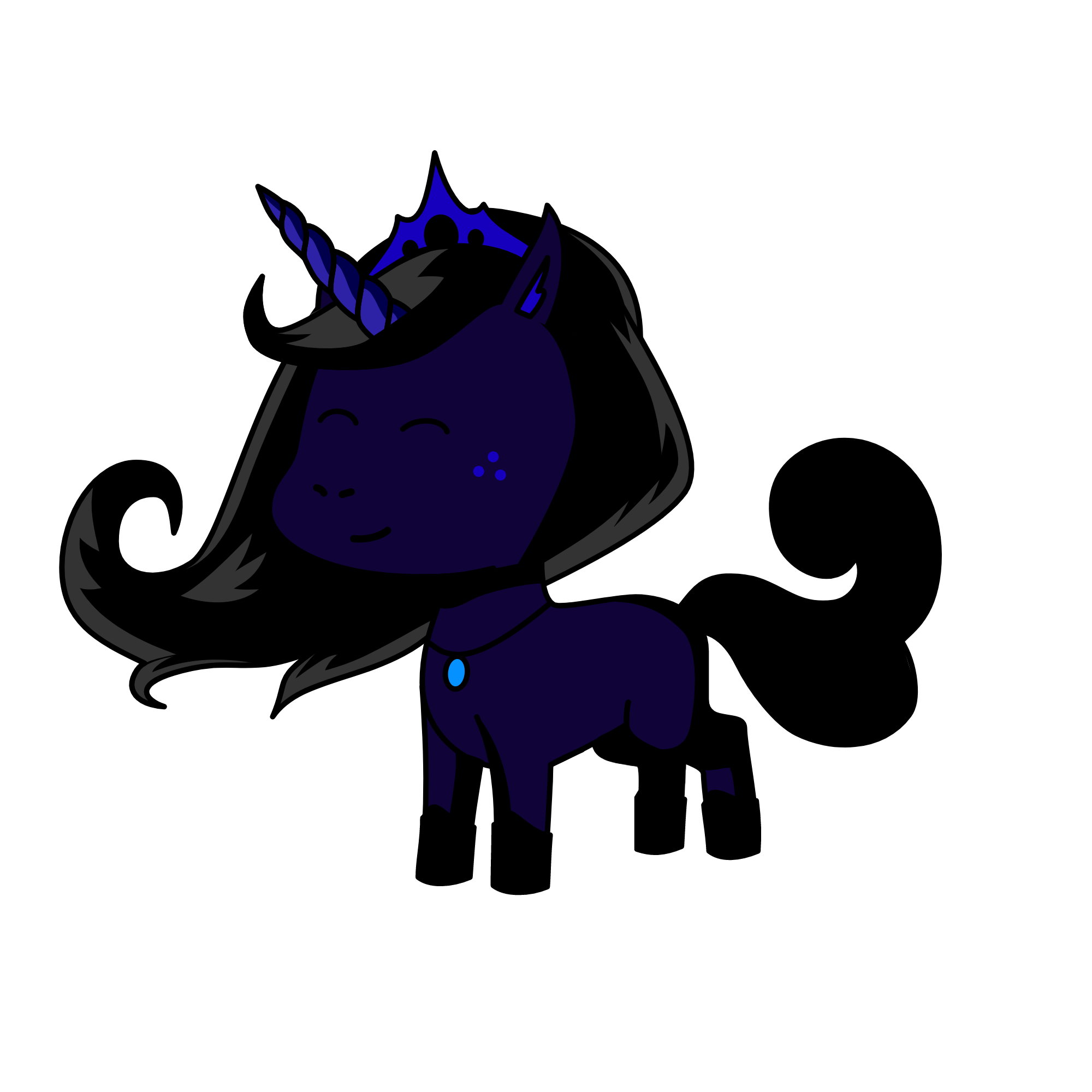 Moon, the unicorn
