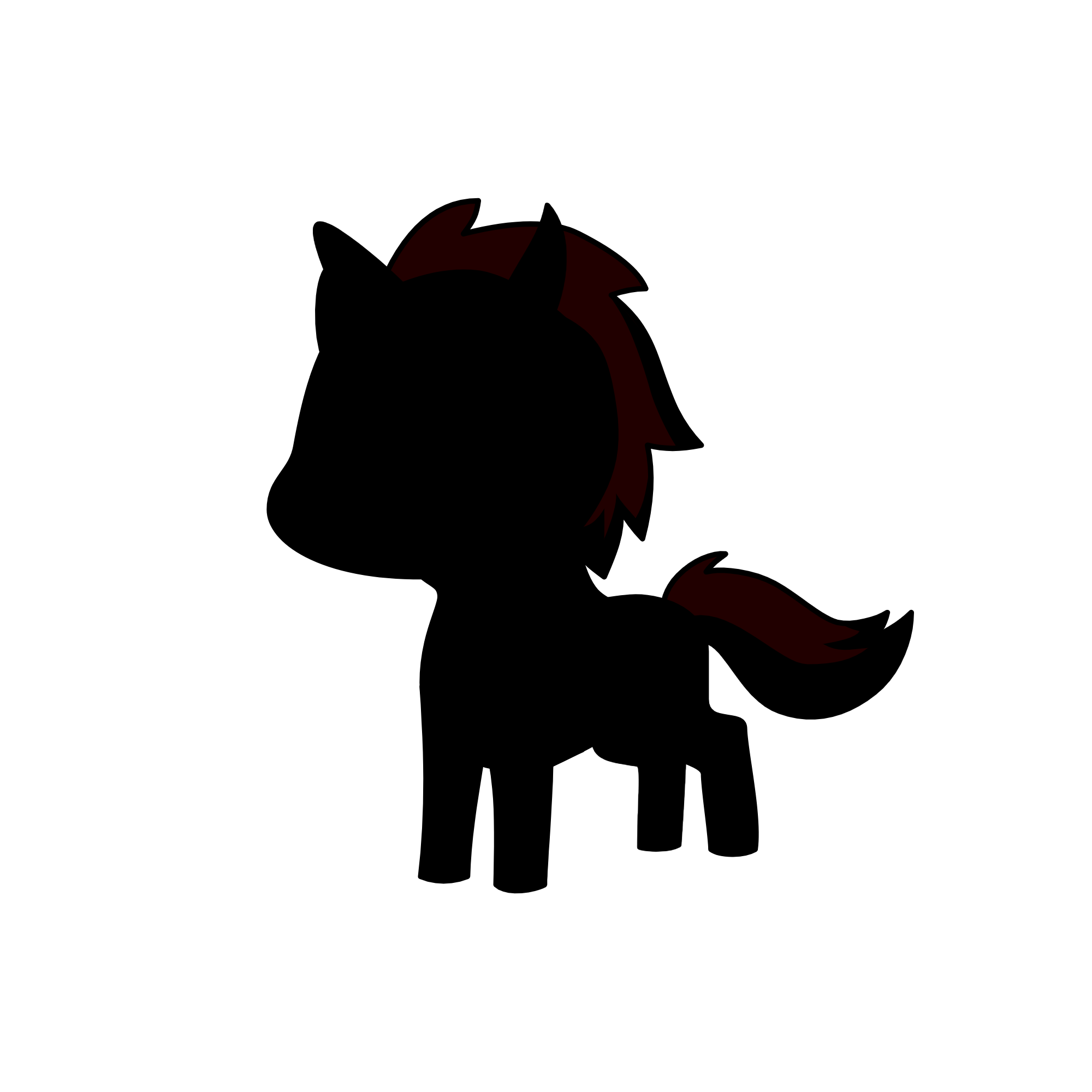 in the dark, the unicorn