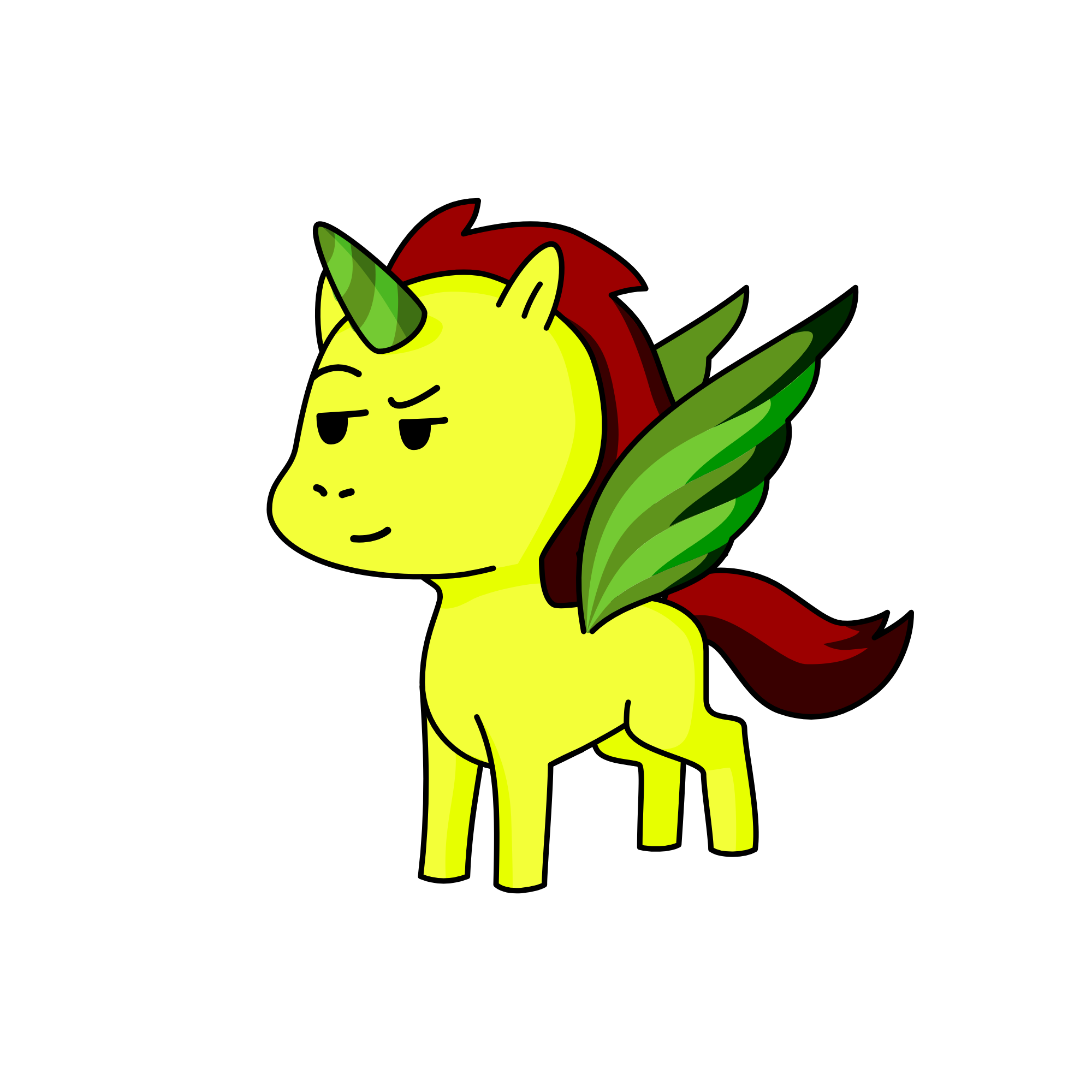 the fruit sibs: Peach, the unicorn