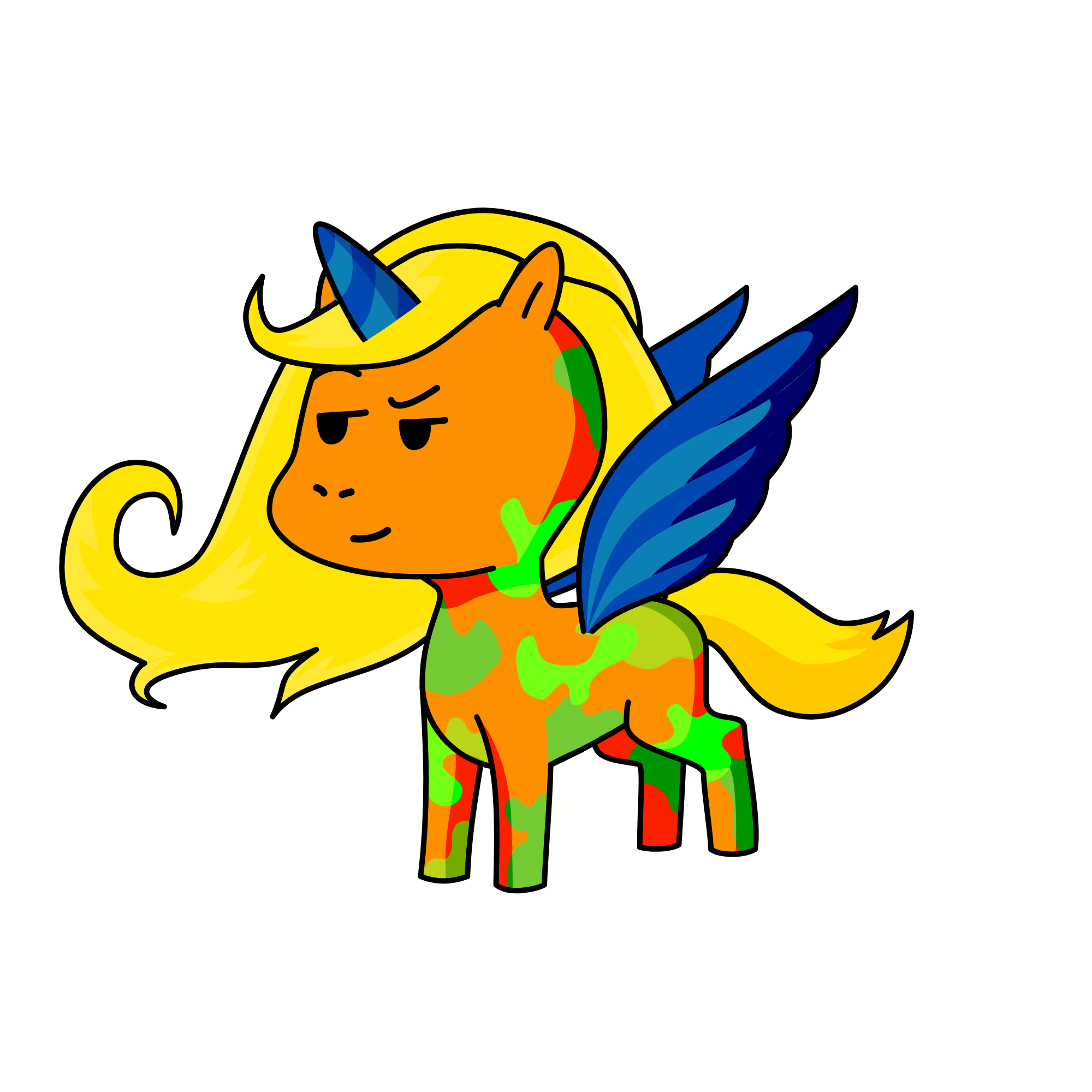 The Fruit Sibs: Peach, the unicorn