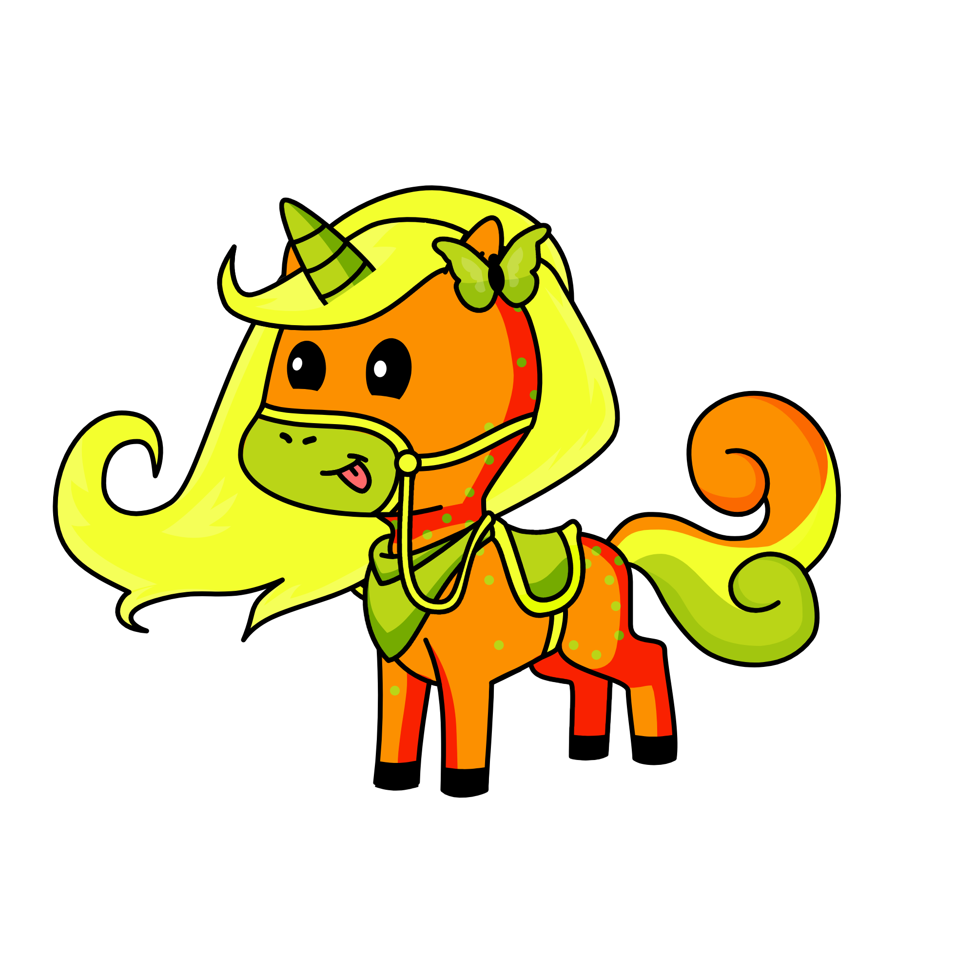Mango, the unicorn