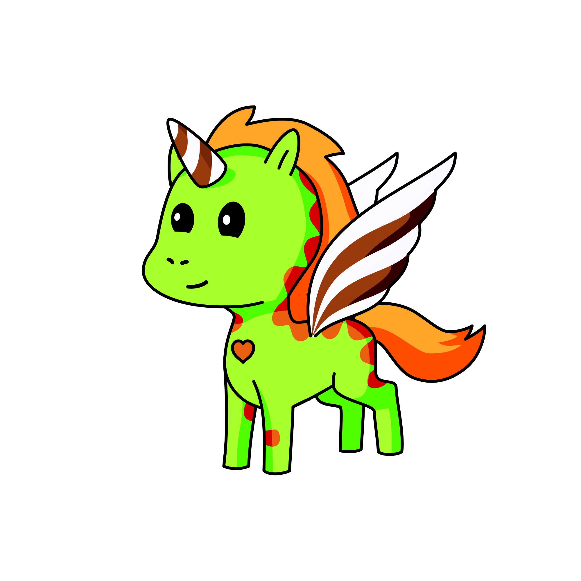 The Fruit Sibs: Tangerine, the unicorn