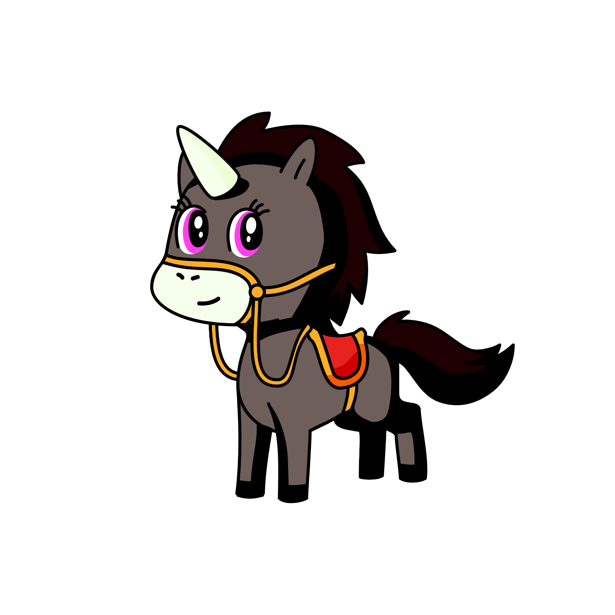 black beauty, the unicorn