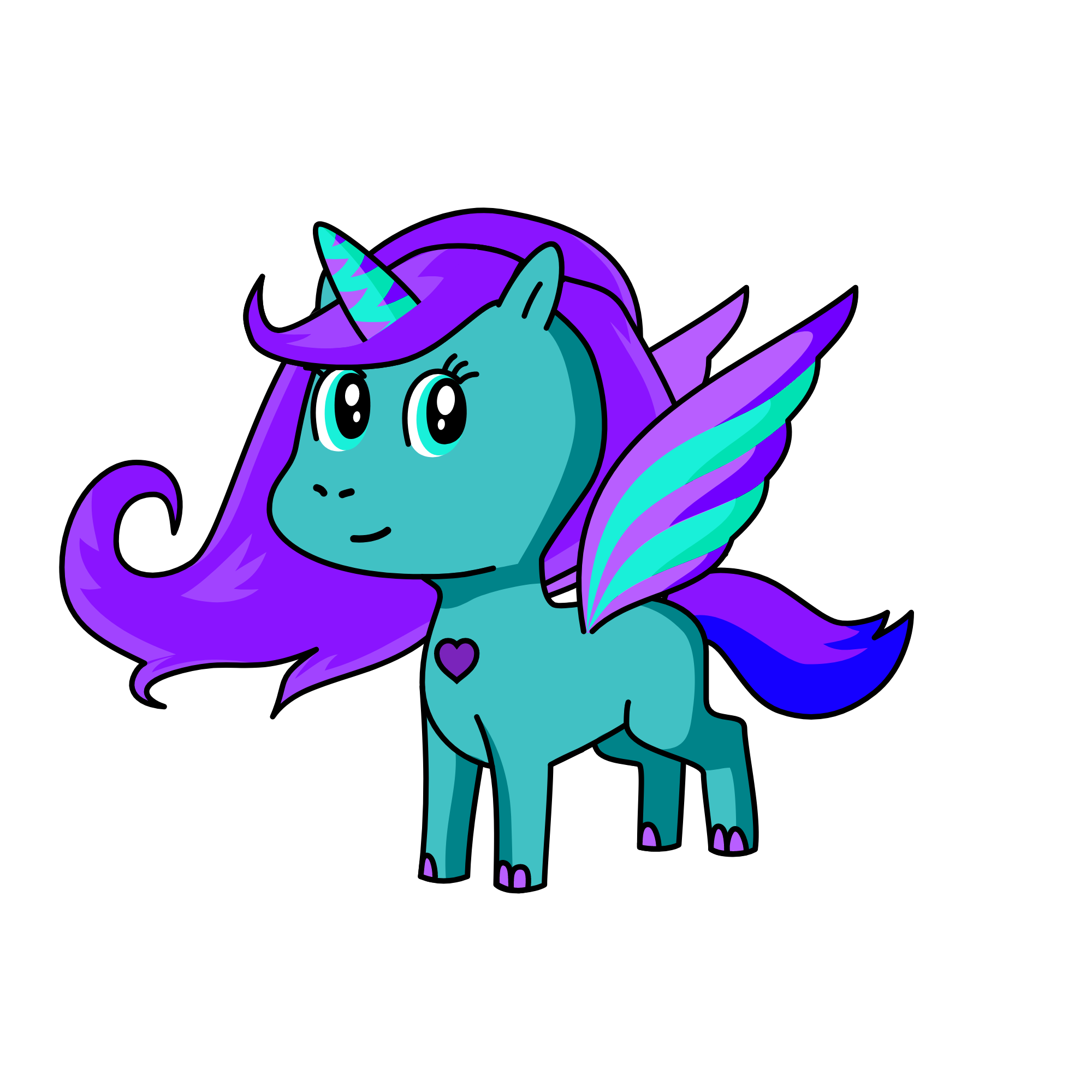 T. B. S., the unicorn