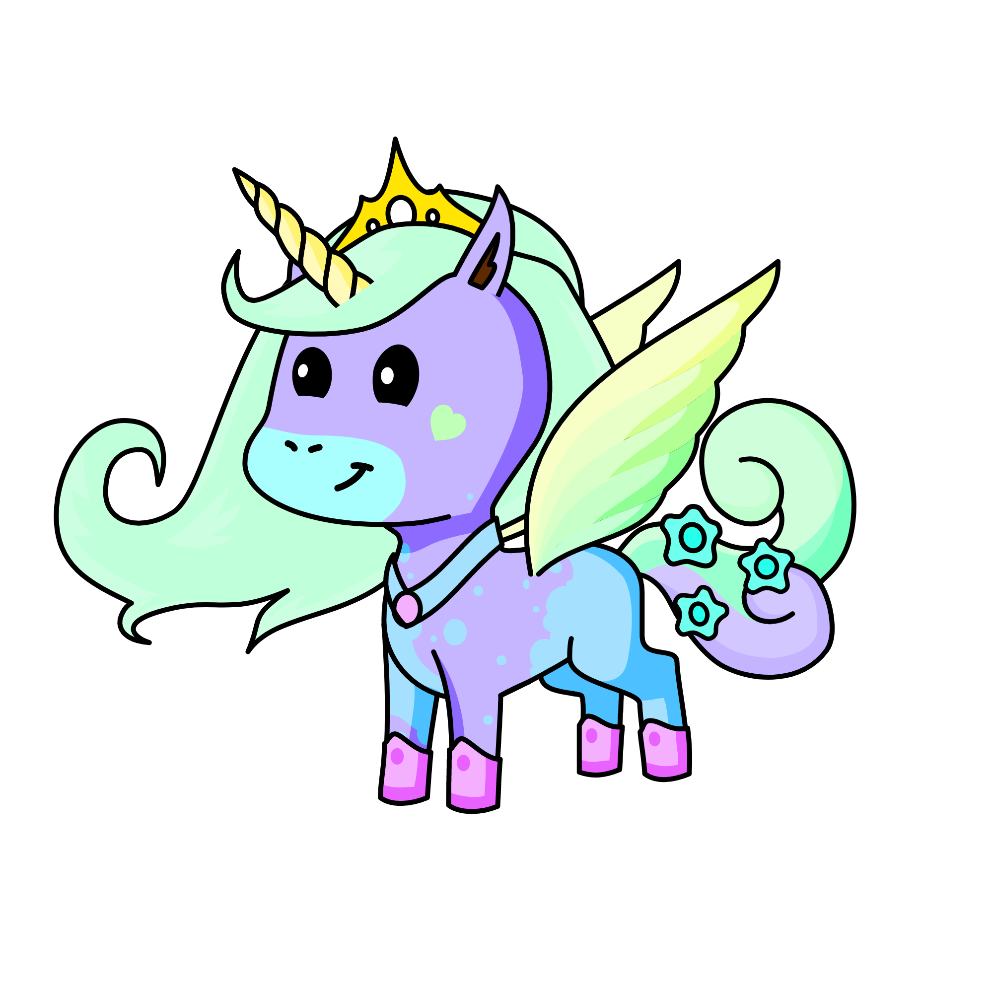 Clouda, the unicorn