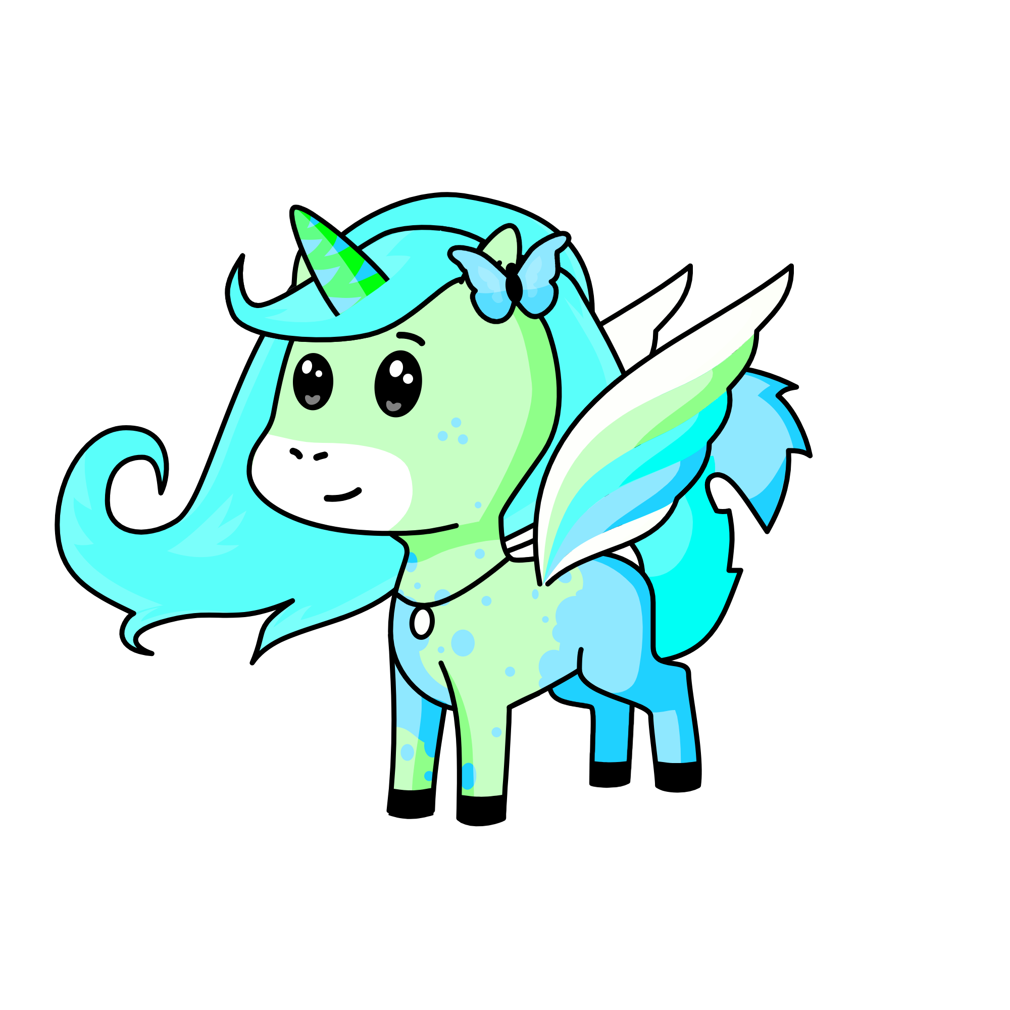 Queen of Castle Forestia, Lifeing, the unicorn